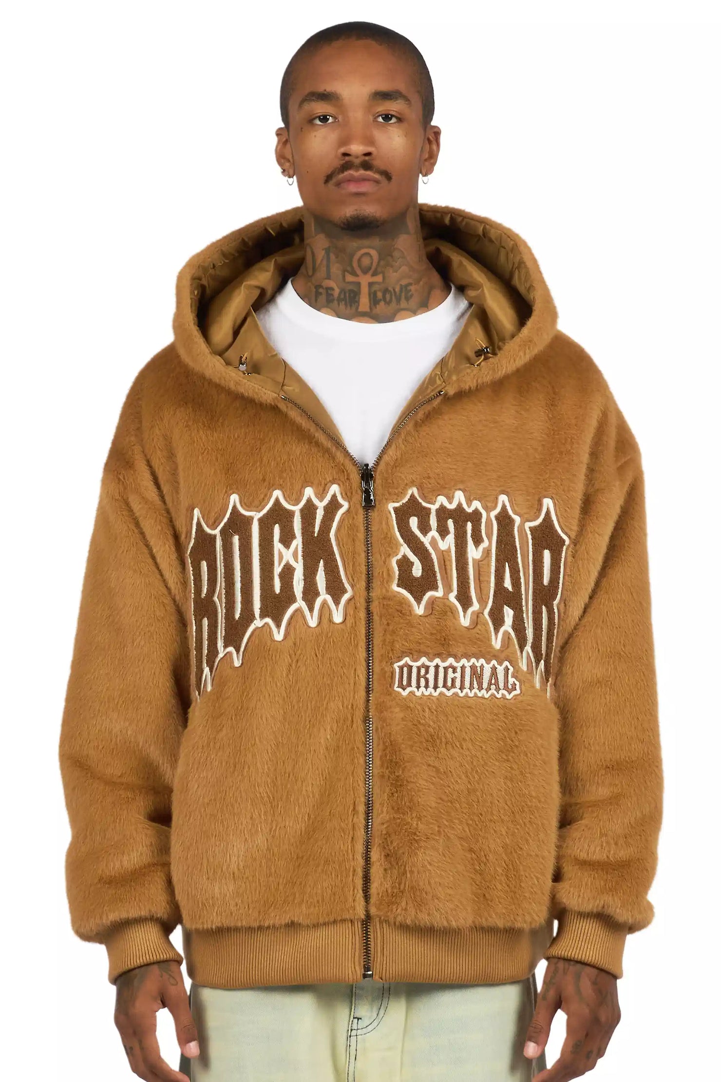 Iceevil Brown Fur Jacket