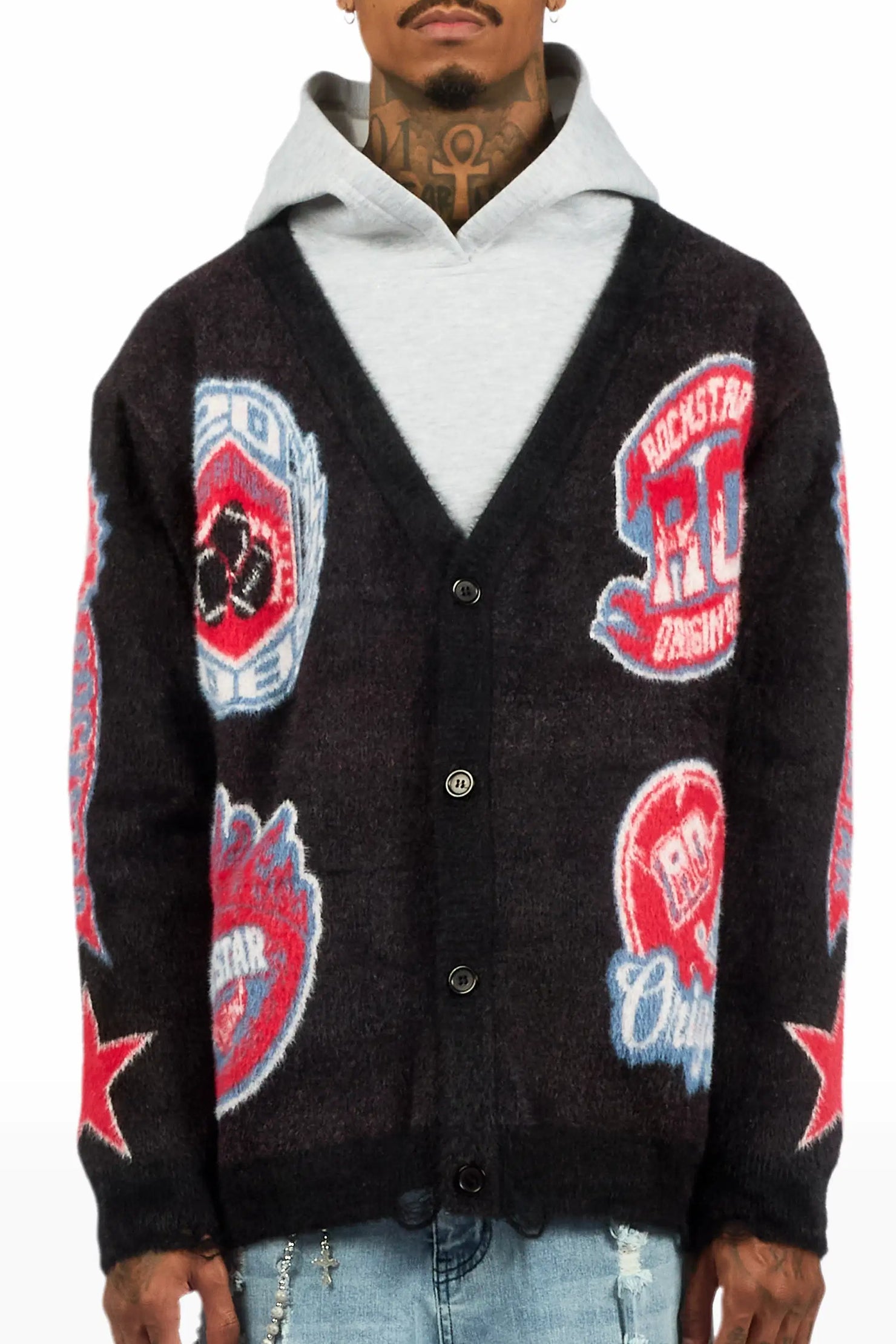 RSO Uni Black Knit Sweater