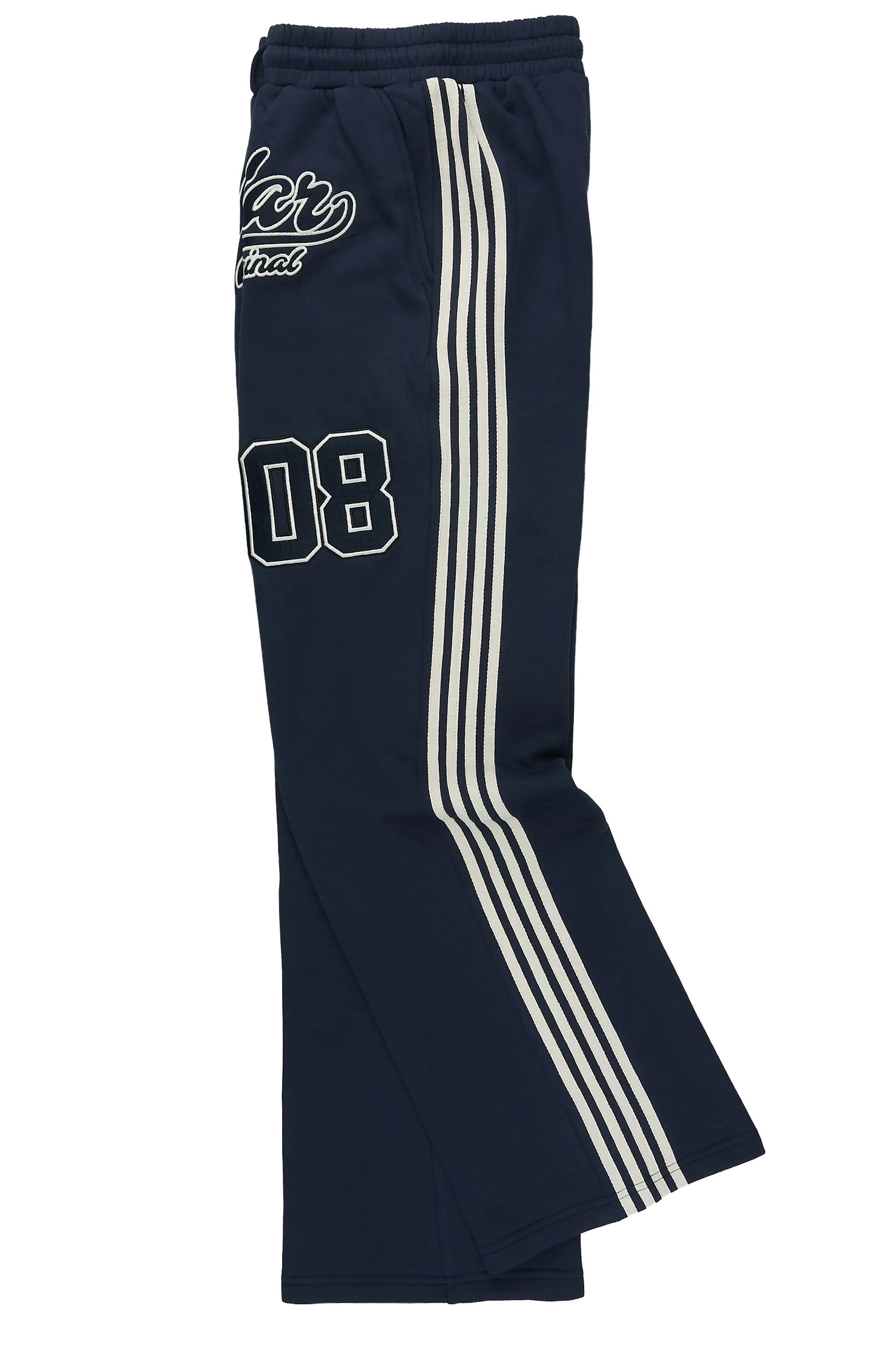 Yazan Blue French Terry Relaxed Pant