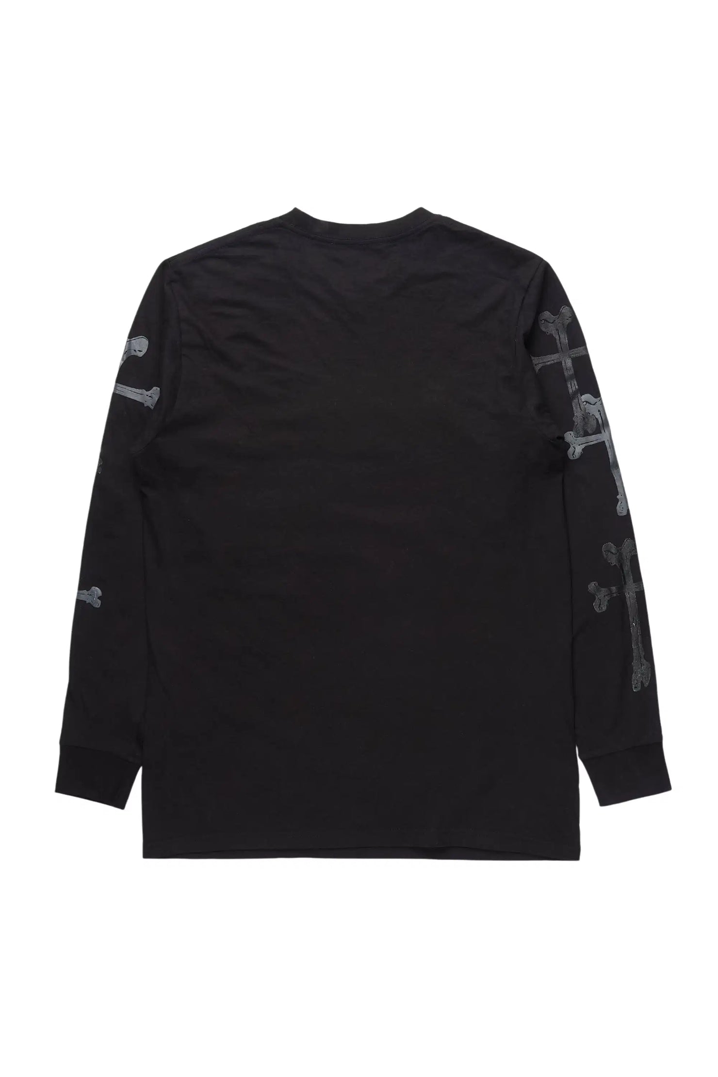 Tarise Black Long Sleeve Graphic T-Shirt