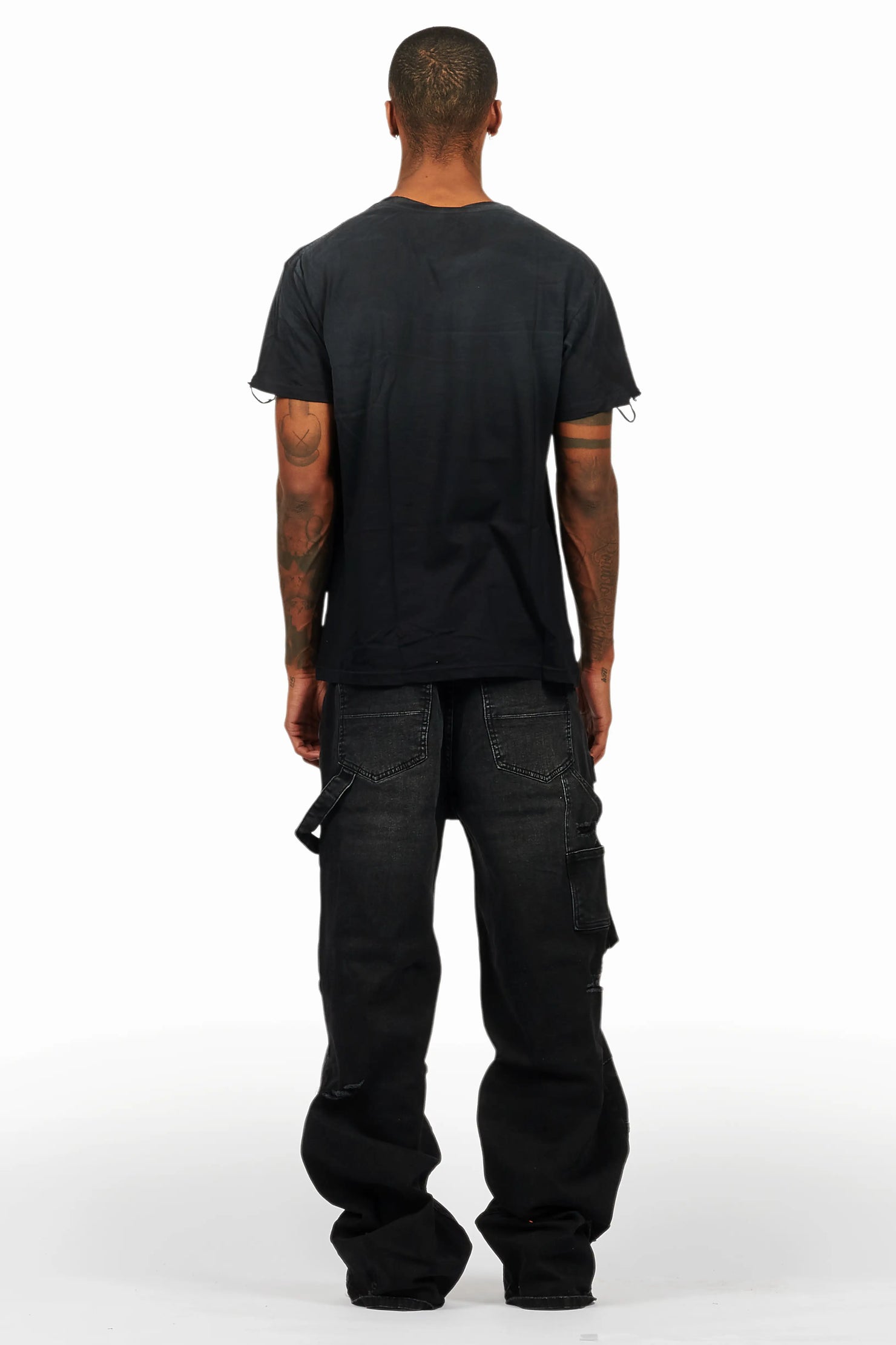 Banyan Black T-Shirt & Burain Baggy Fit Jean Bundle