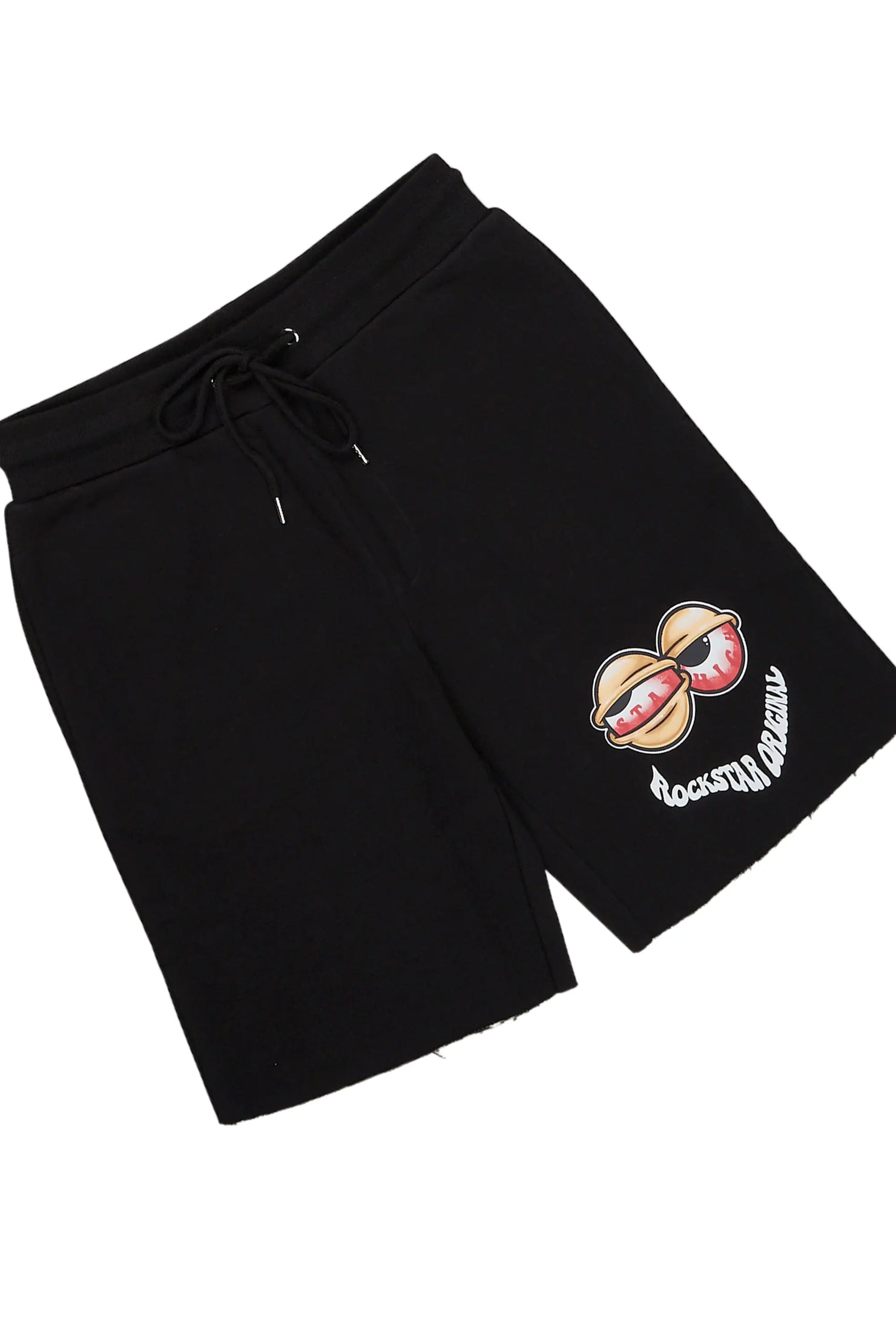 Highya Black T-Shirt/Short Set