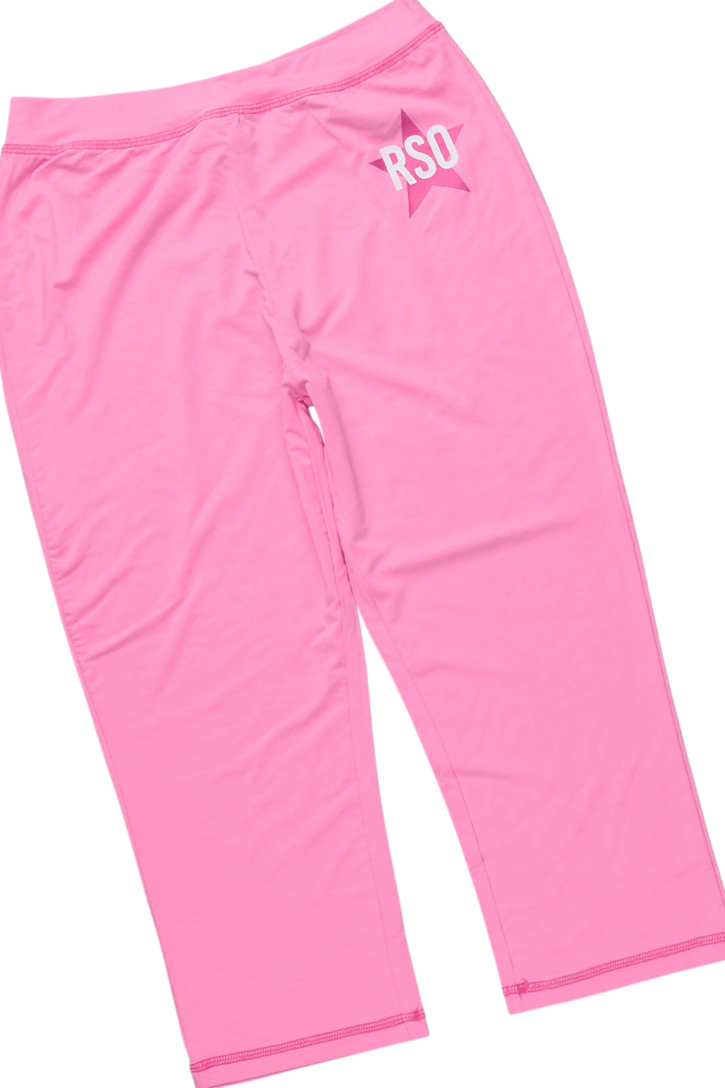 Sharina Pink Zip Up Capri Set