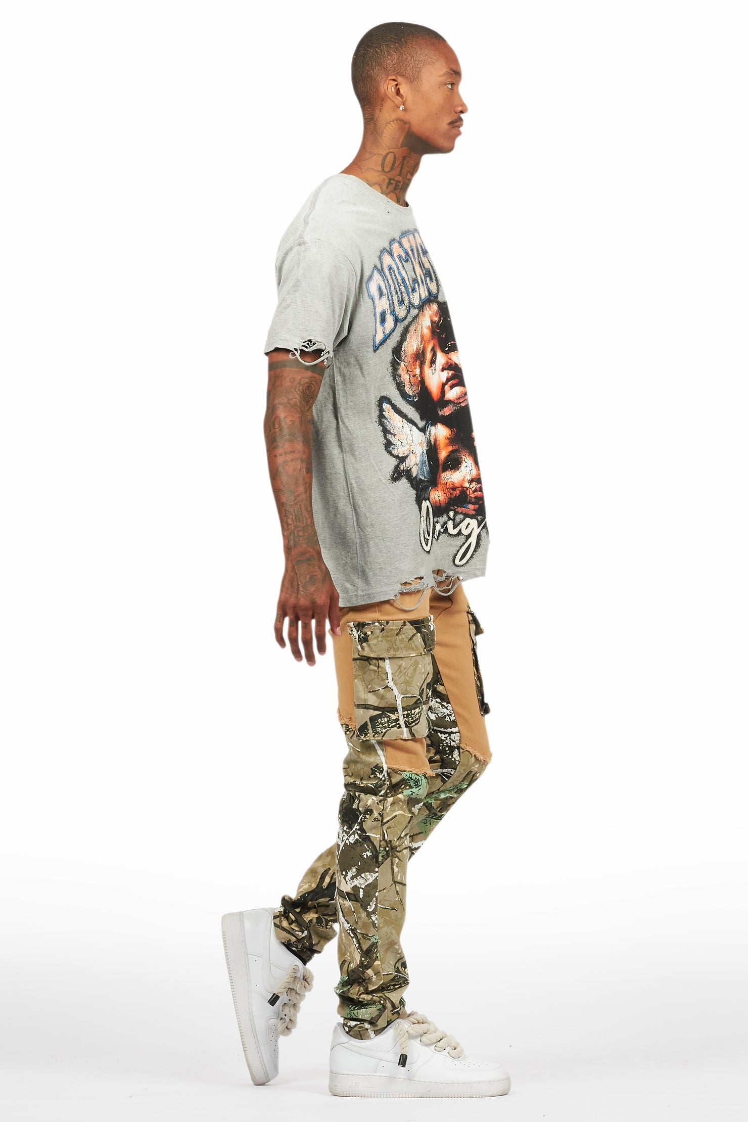 Denka Beige Slim Fit Jean