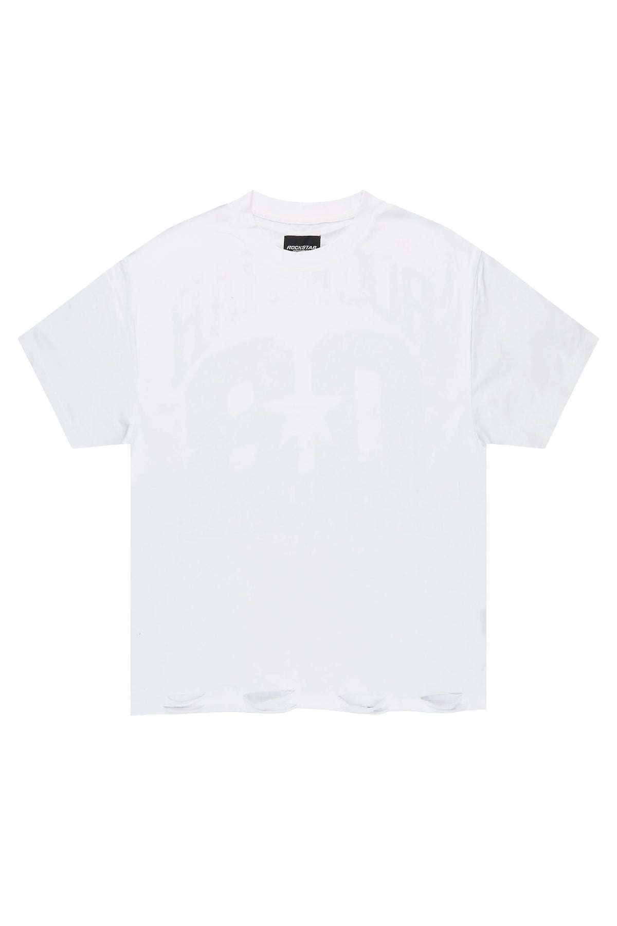 Kalix White Oversized Graphic T-Shirt