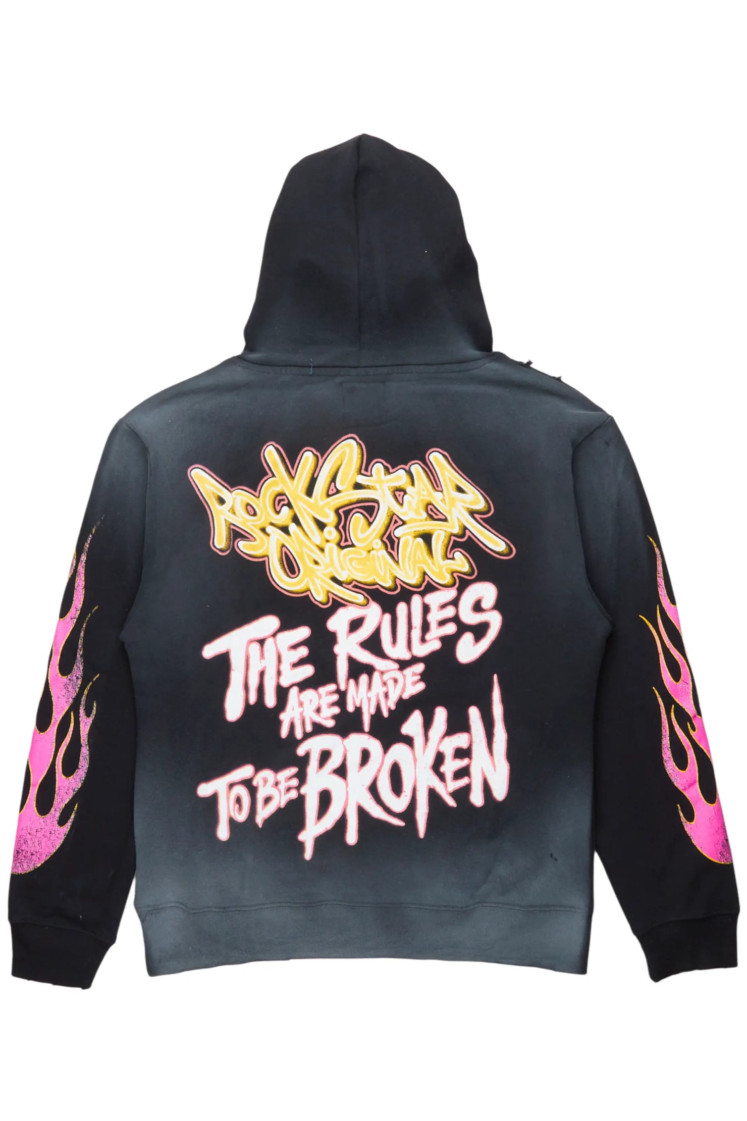 Rafe Black Graphic Hoodie