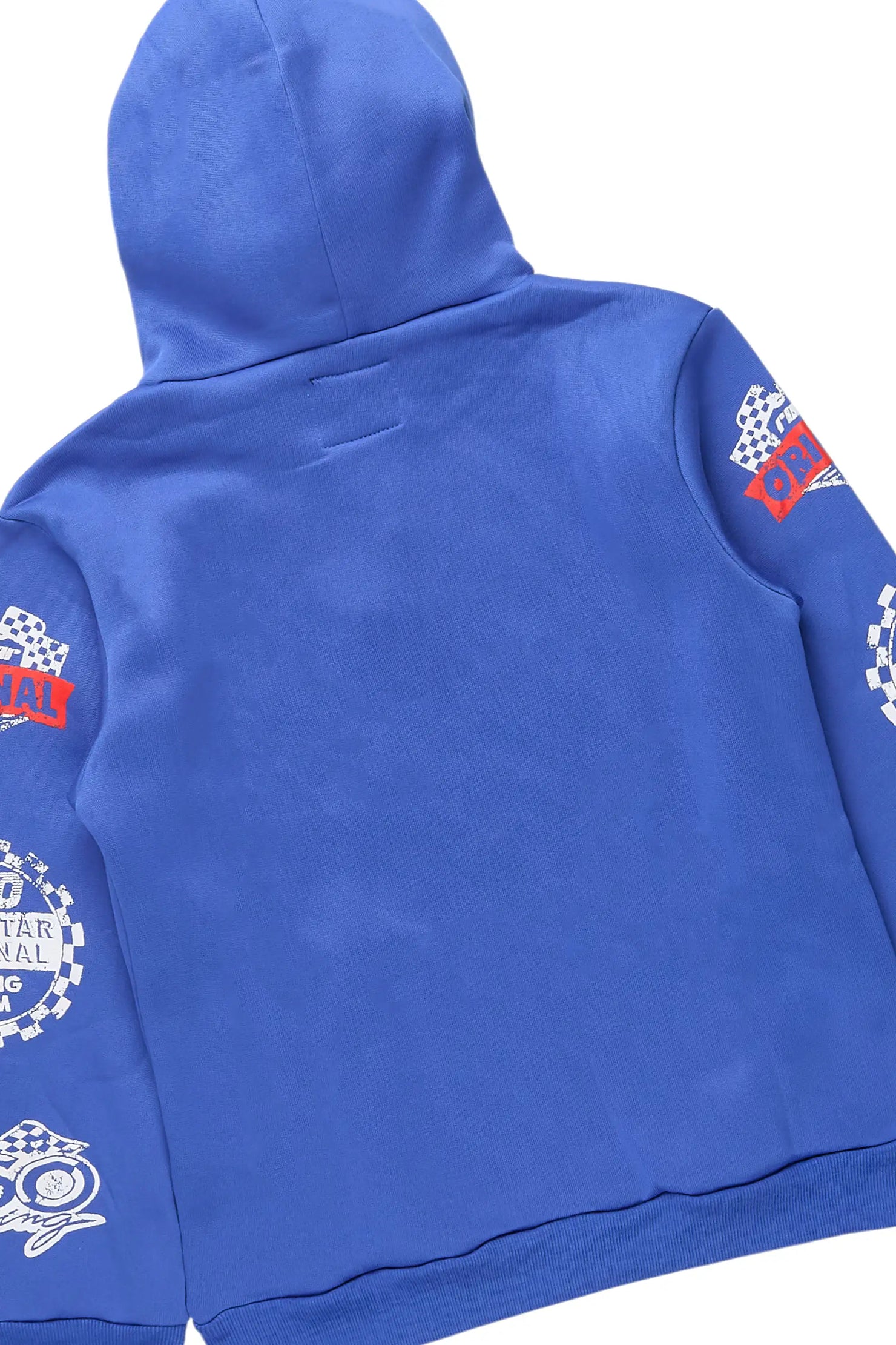 Boys Racing Grunge Royal Blue Stacked Track Set