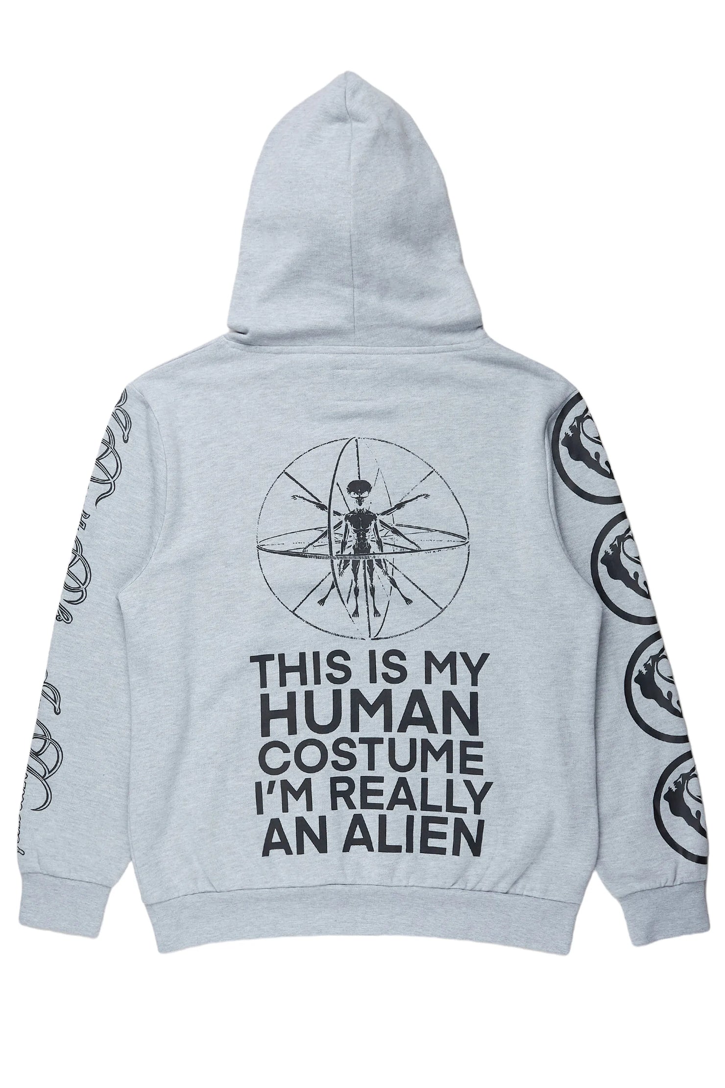 Yarden Grey Graphic Hoodie