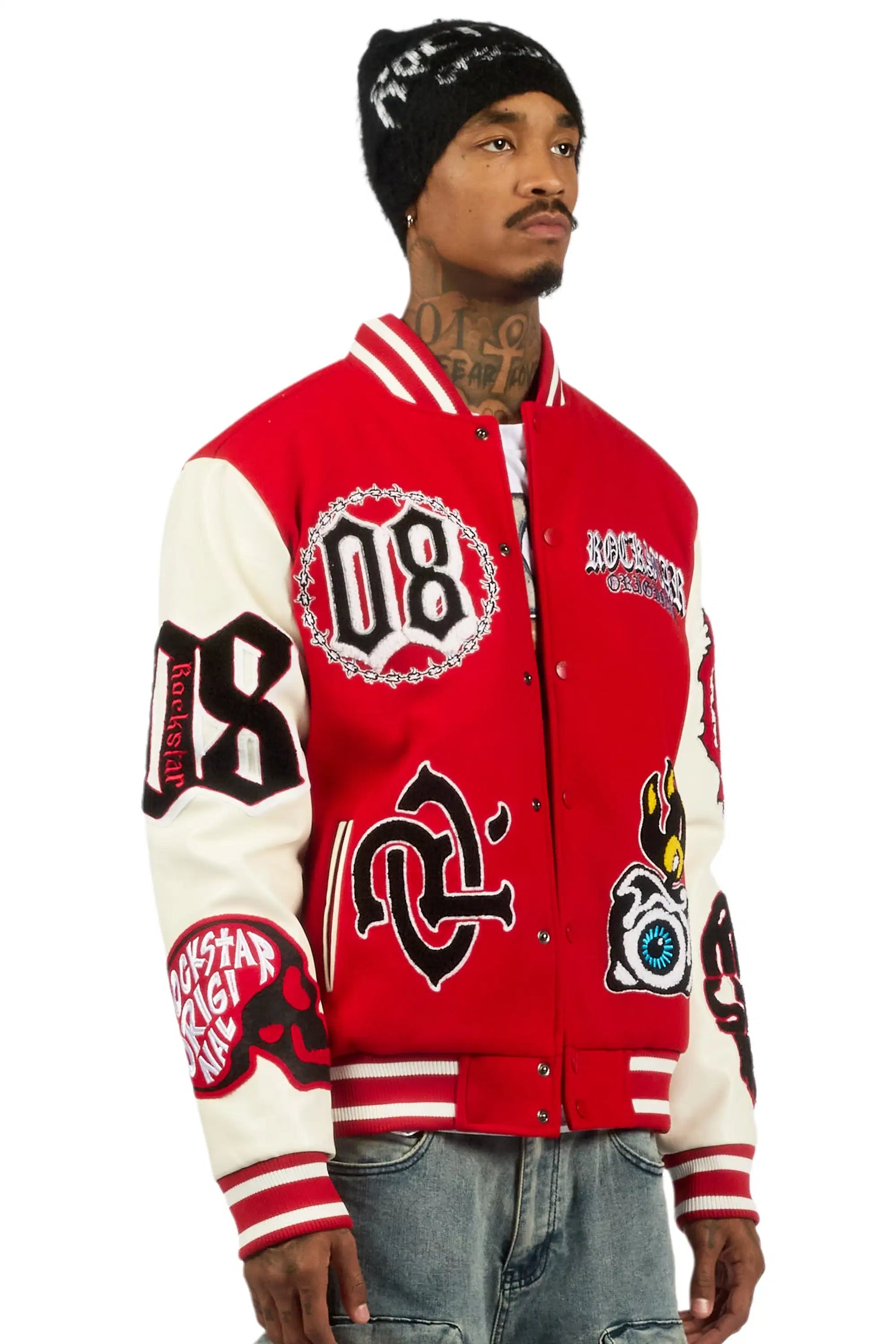 Syndicate Red Varsity Jacket