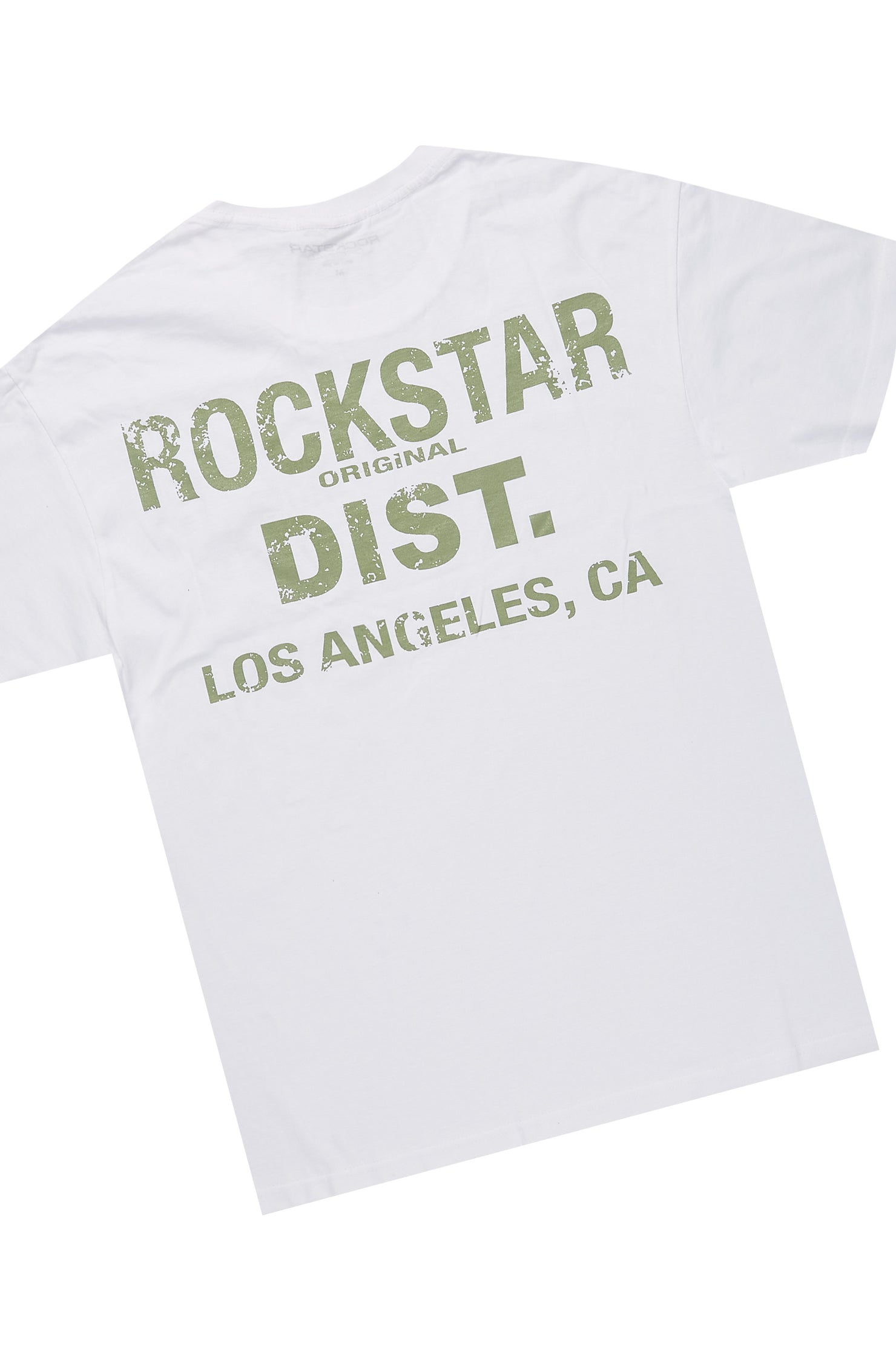 Lake White/Green T-Shirt & Denka Dark Blue Slim Jean Bundle