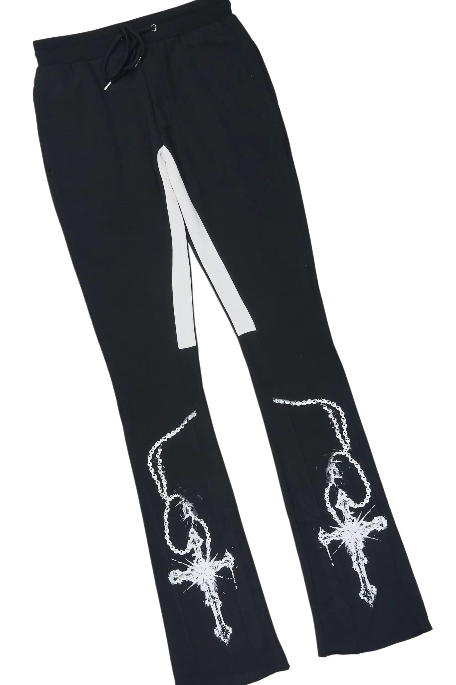 Vontae Black Cut Sleeve/Stacked Flare Track Set