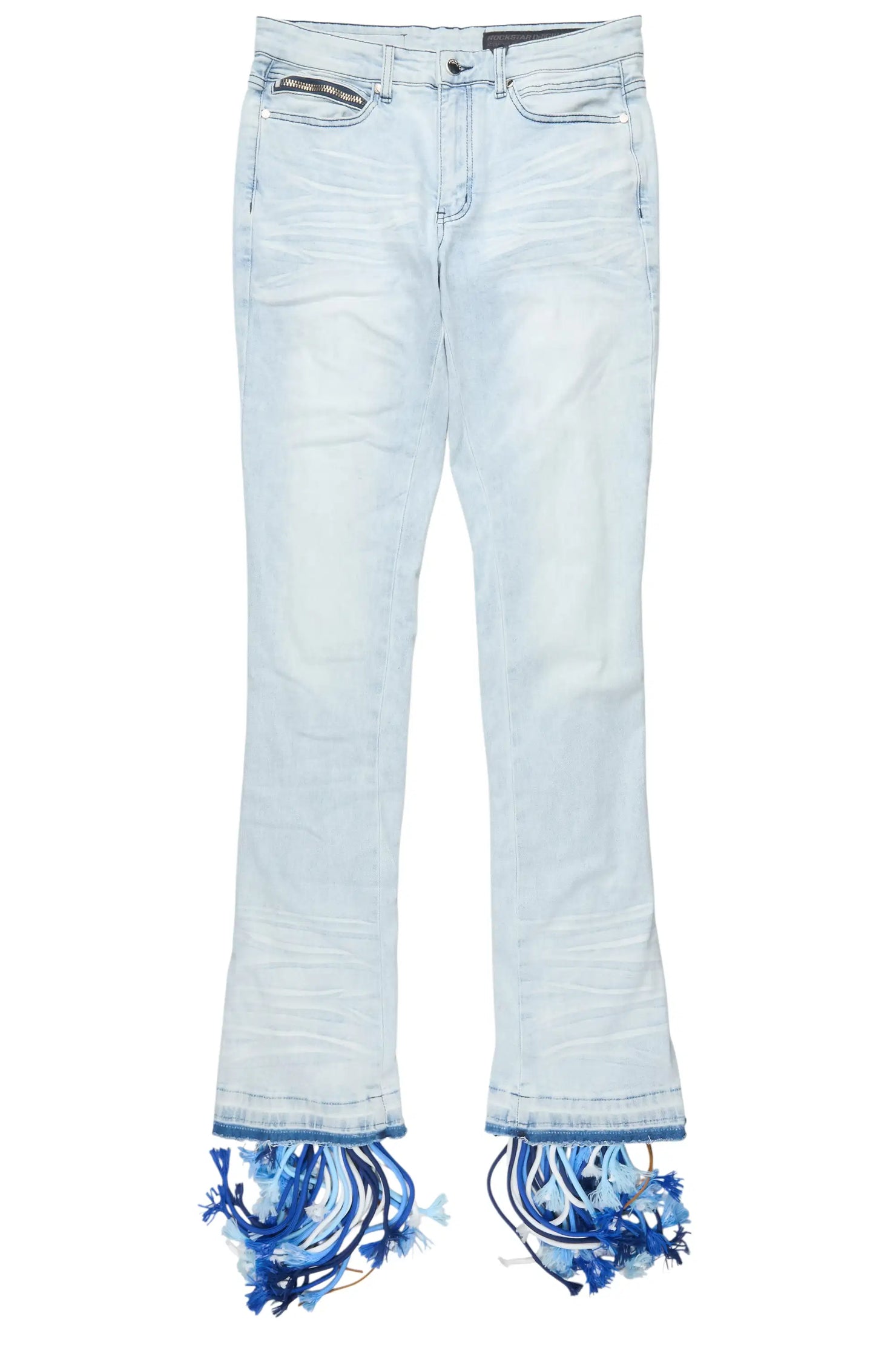 Otto Light Blue Stacked Flare Jean