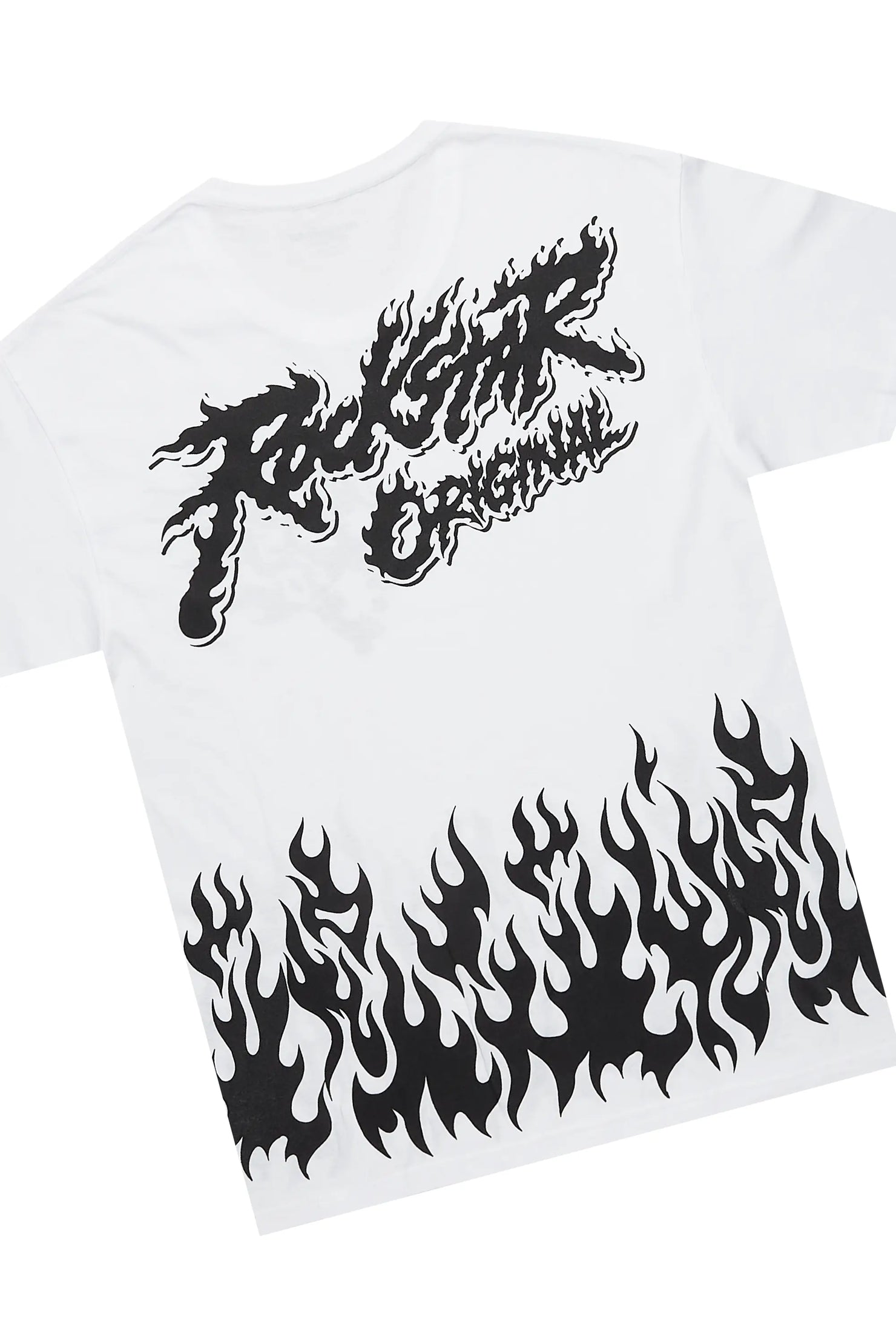 Bubble White/Royal T-Shirt/Stacked Flare Track Set