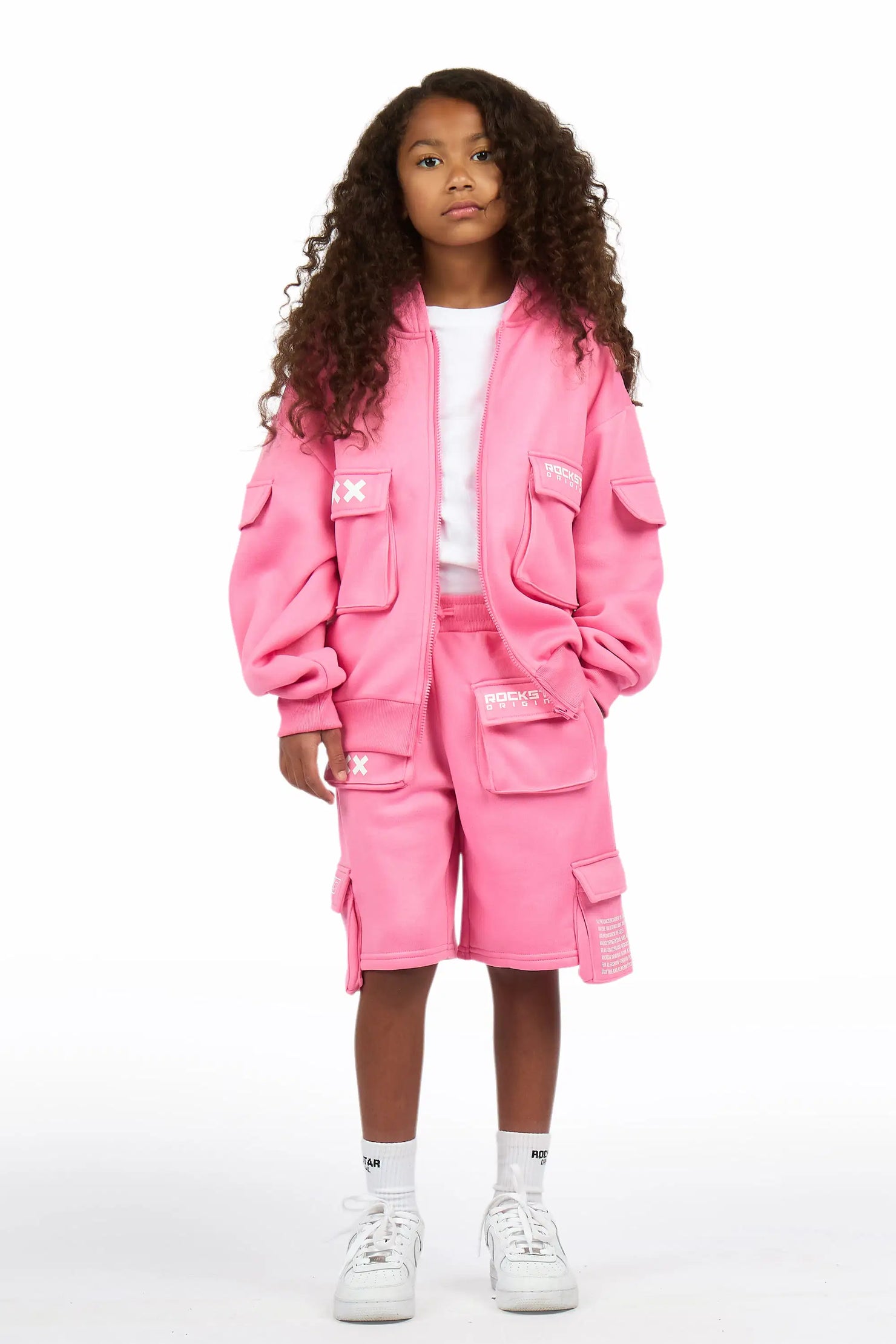 Girls Natanya Bubble Gum Short Set