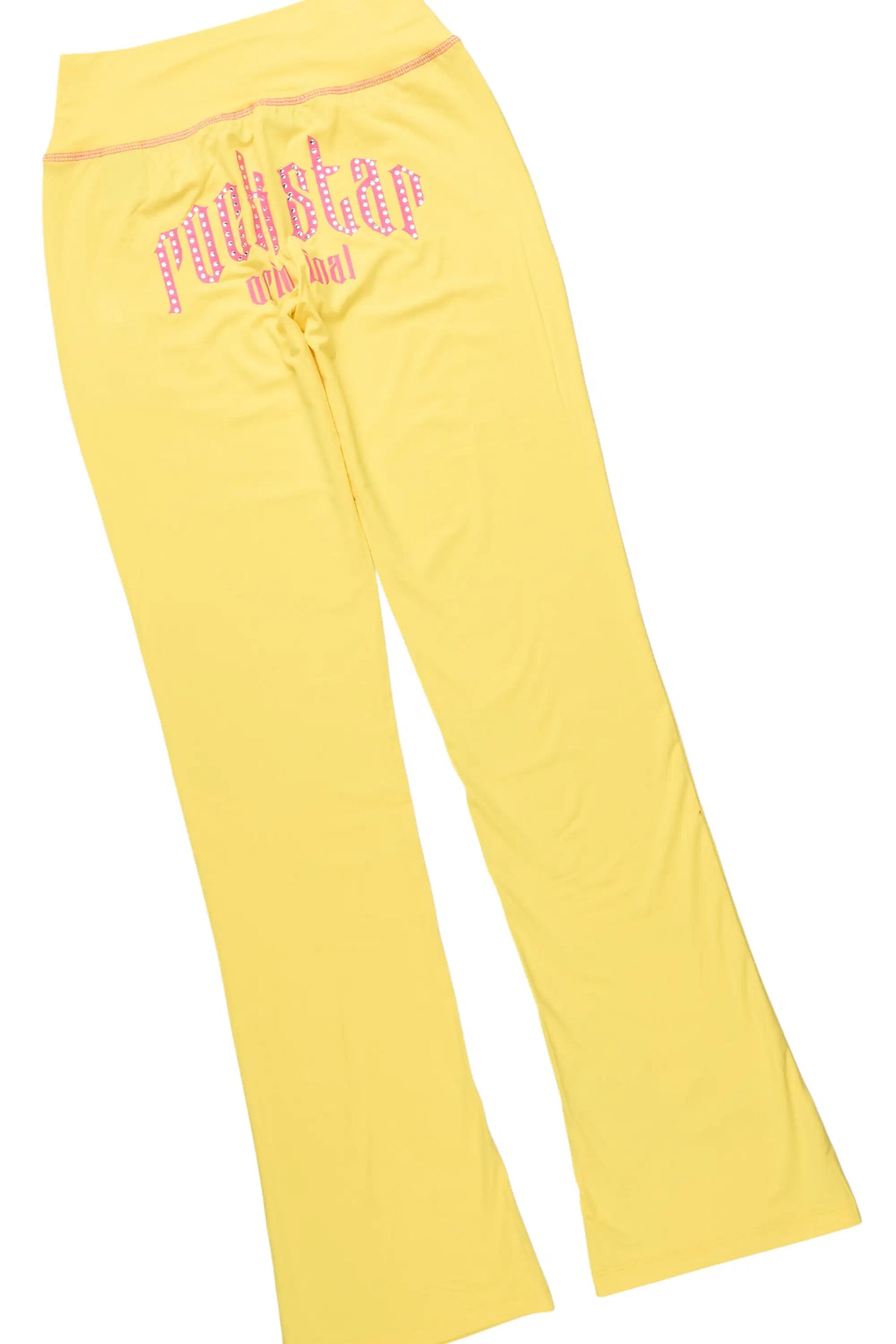 Zyriah Yellow Rhinestone Lounge Trackset