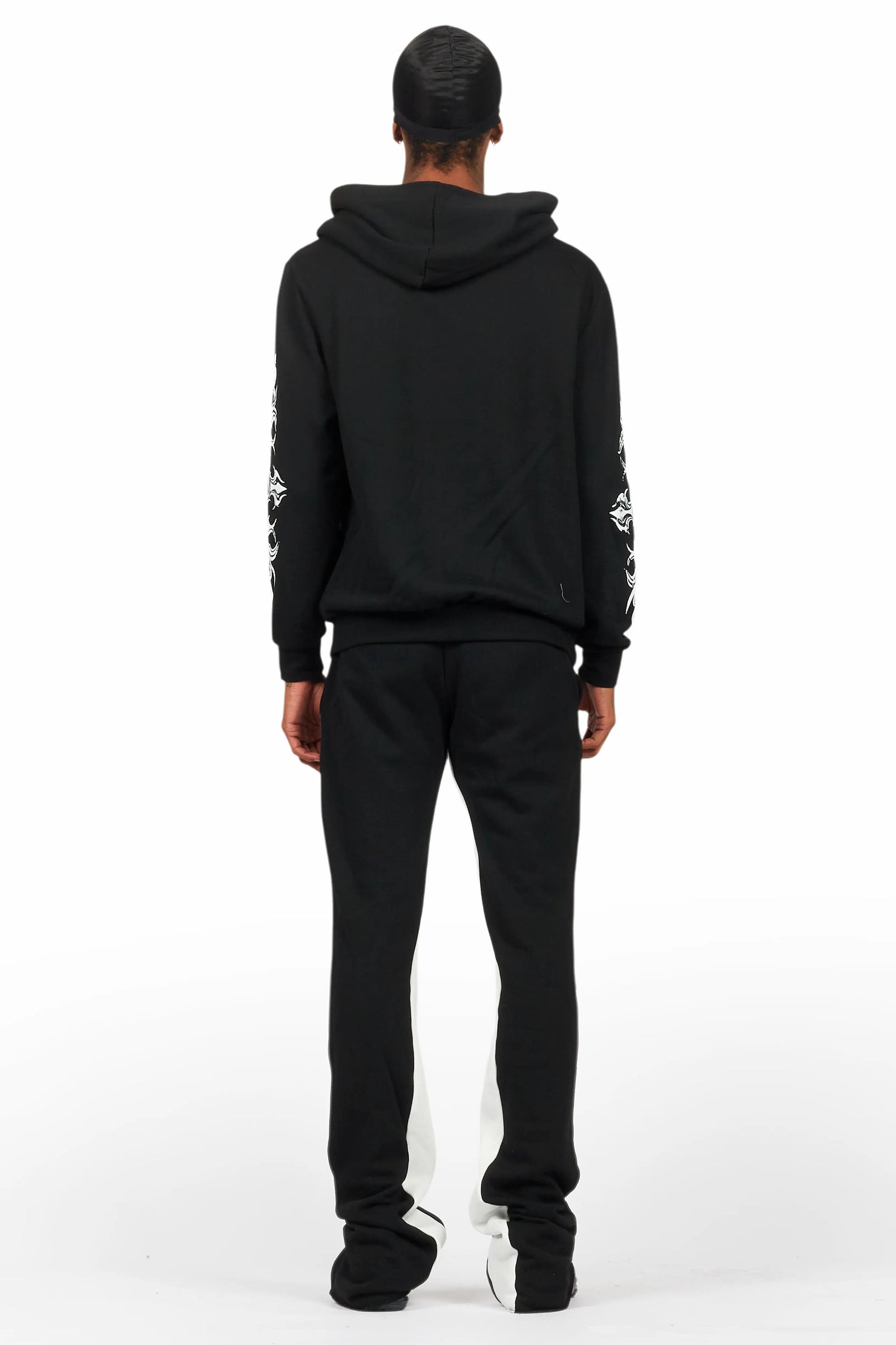 Akio Black Hoodie/Baggy Track Pant Set