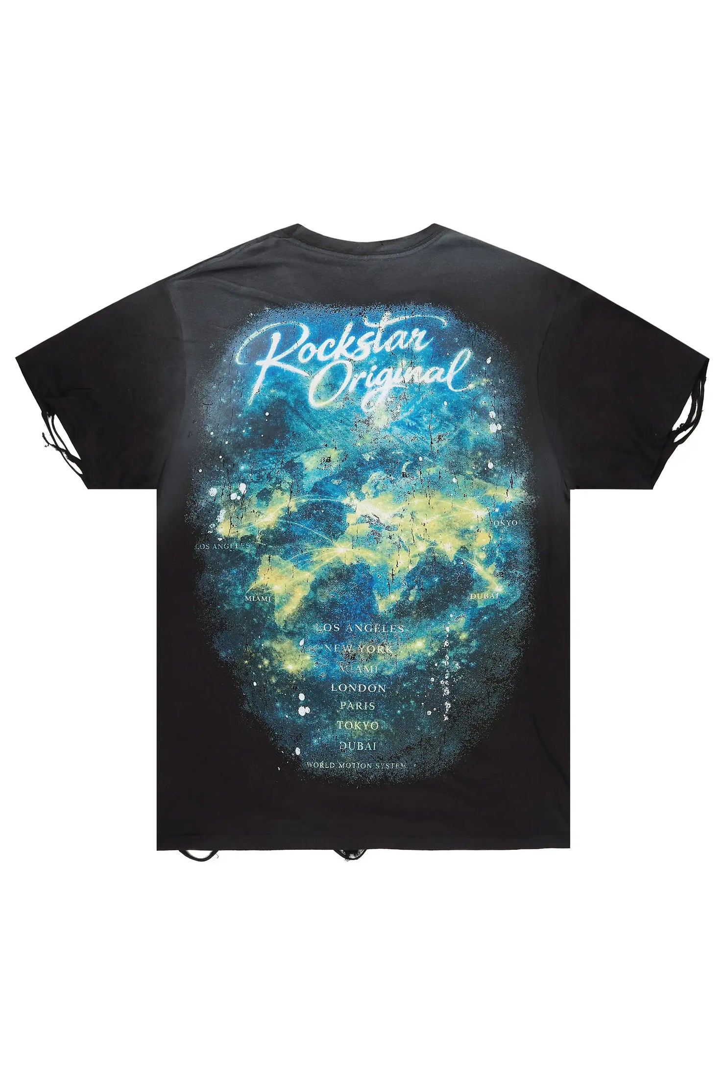 Contreras Black Oversized Graphic T-Shirt