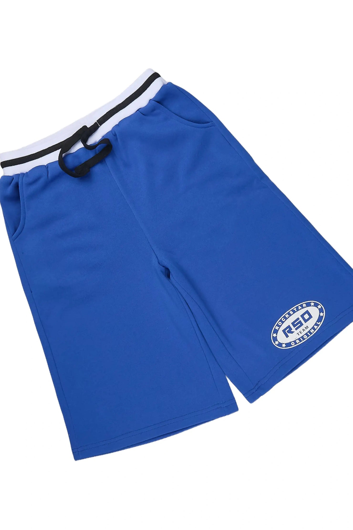 Boys Amos Royal Blue Oversized T-Shirt/Short Set