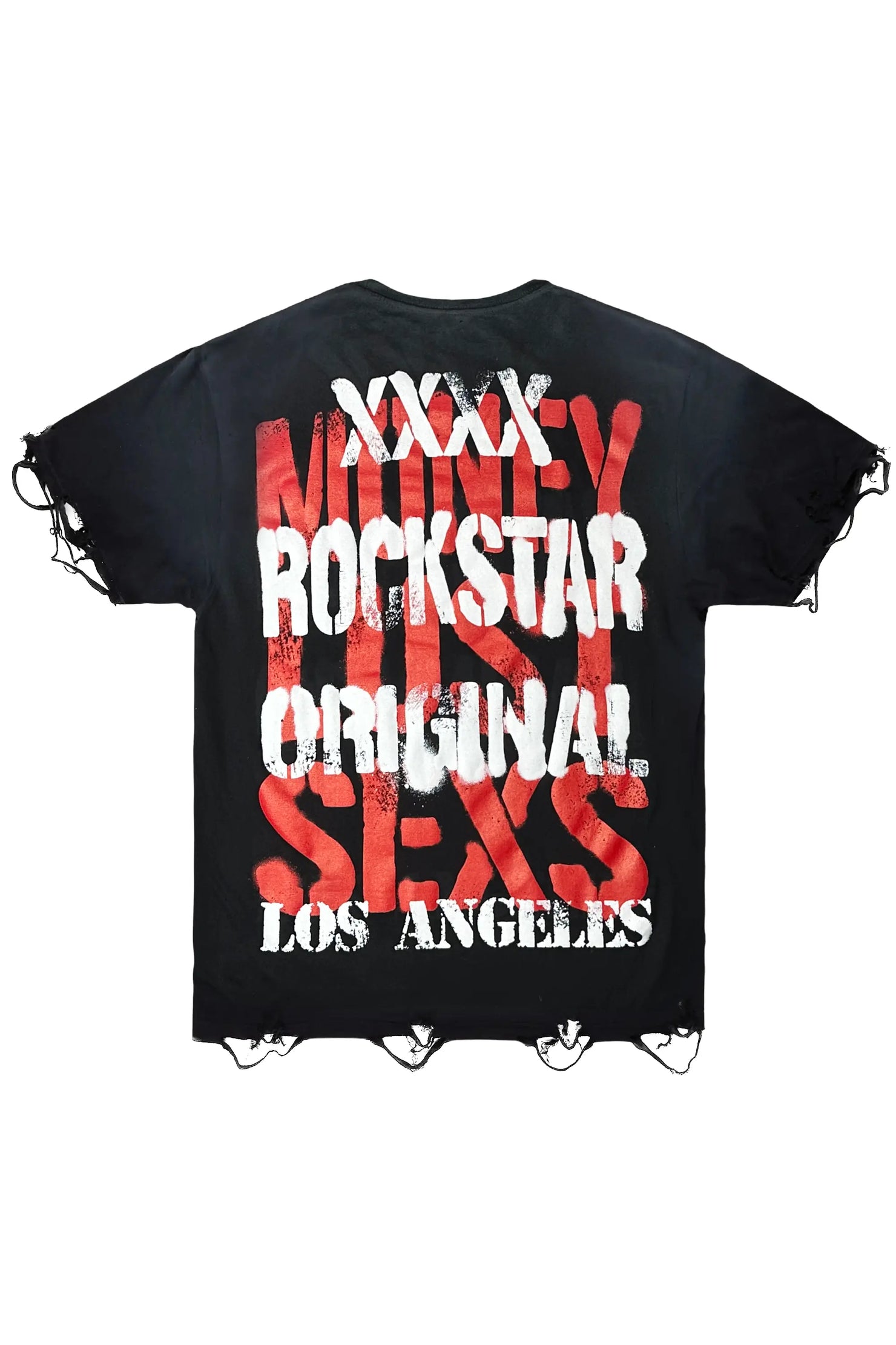 Omer Black Oversized Graphic T-Shirt