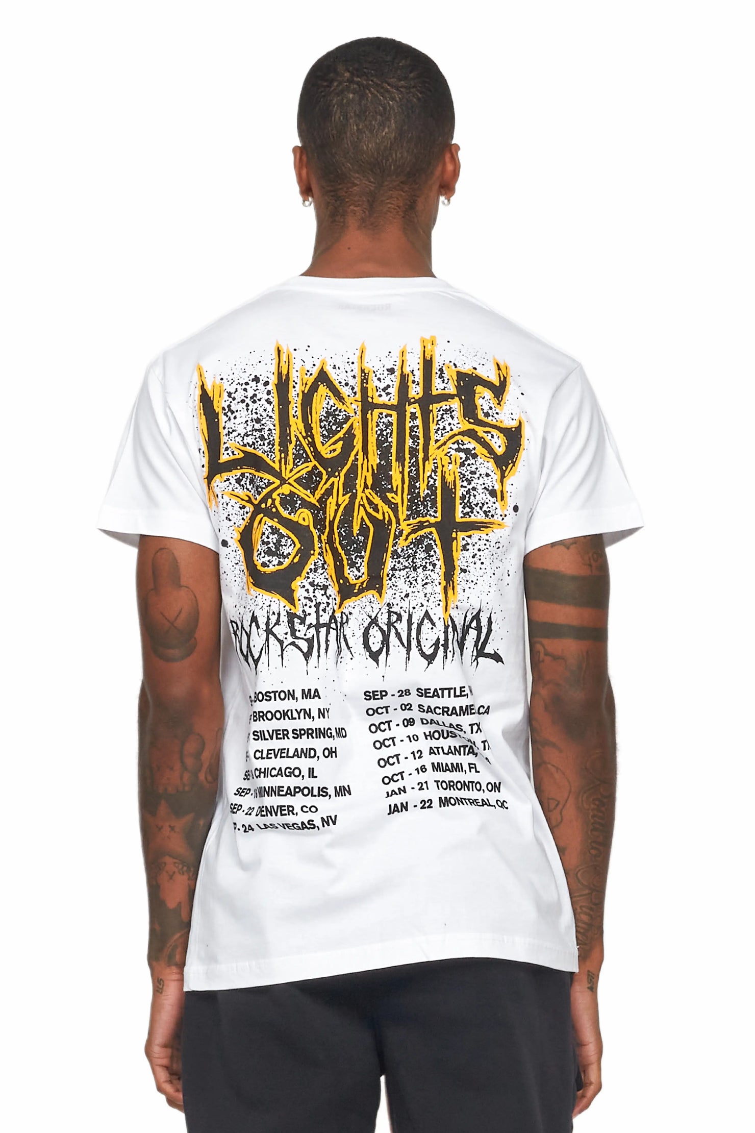 Mathias White Graphic T-Shirt