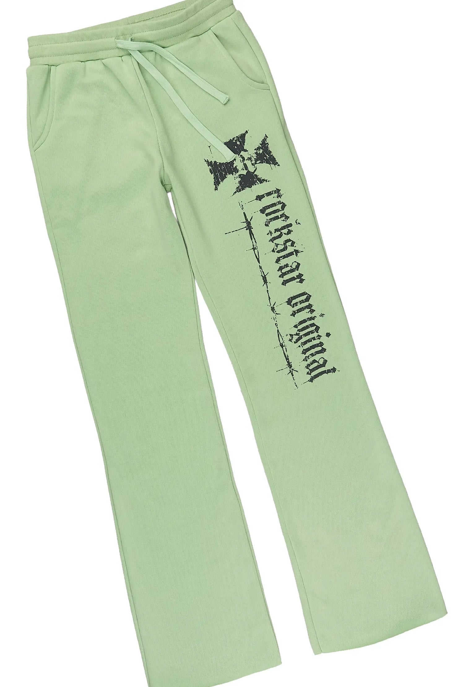 Girls Cicatrix Light Sage Hoodie Track Set