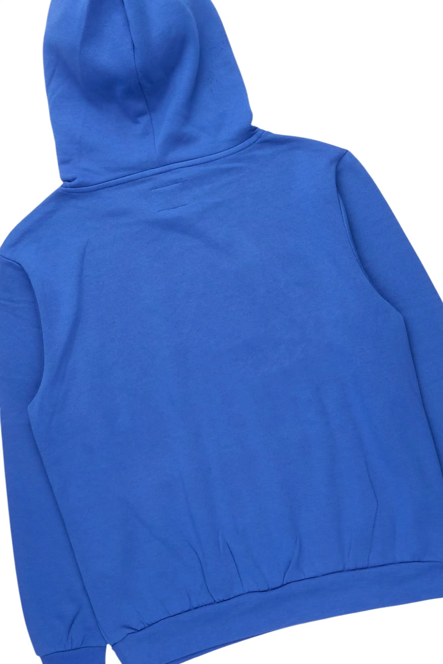 Basic Royal Blue/Black Hoodie/Stacked Flare Track Set