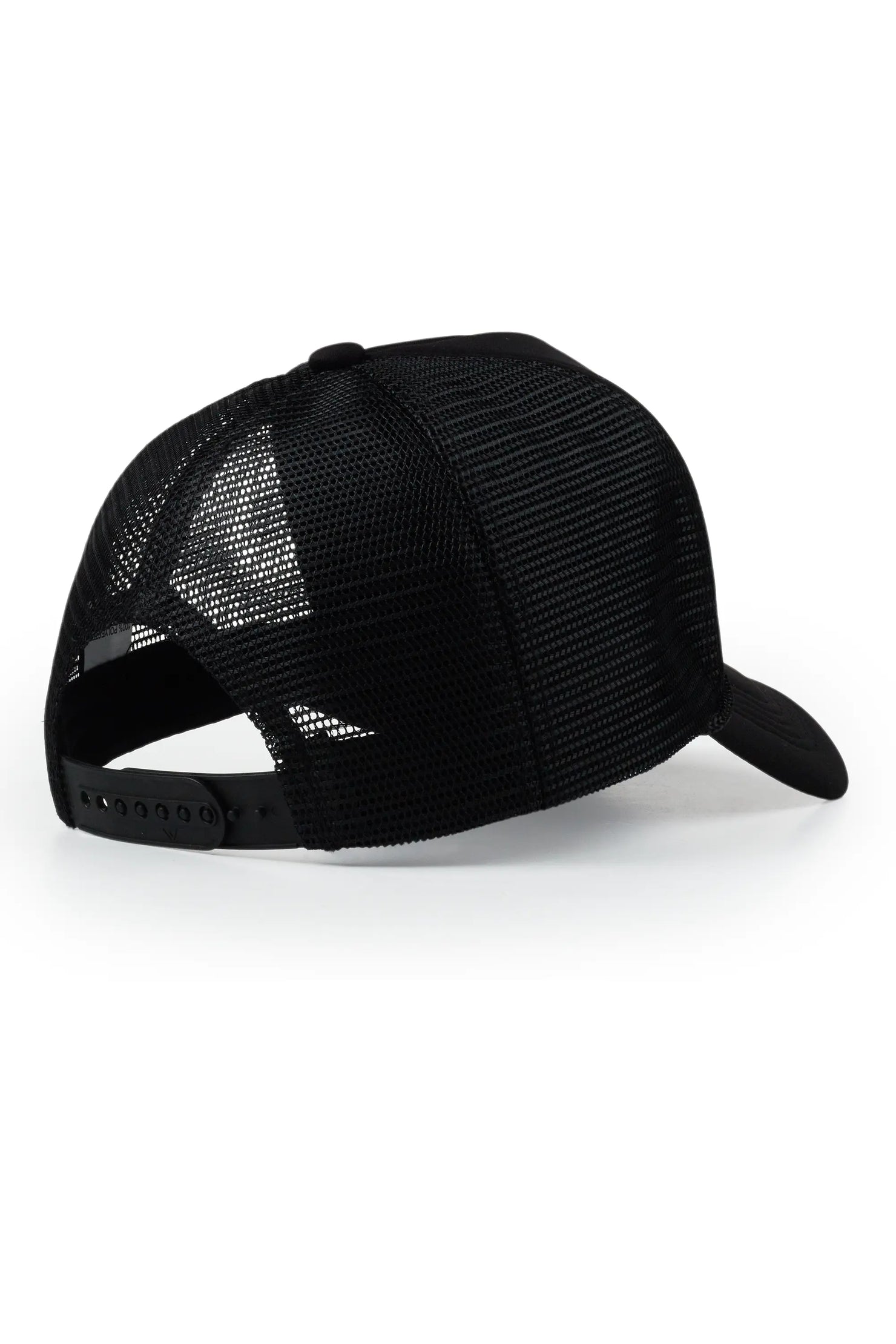 Womens Black Basic Trucker Hat