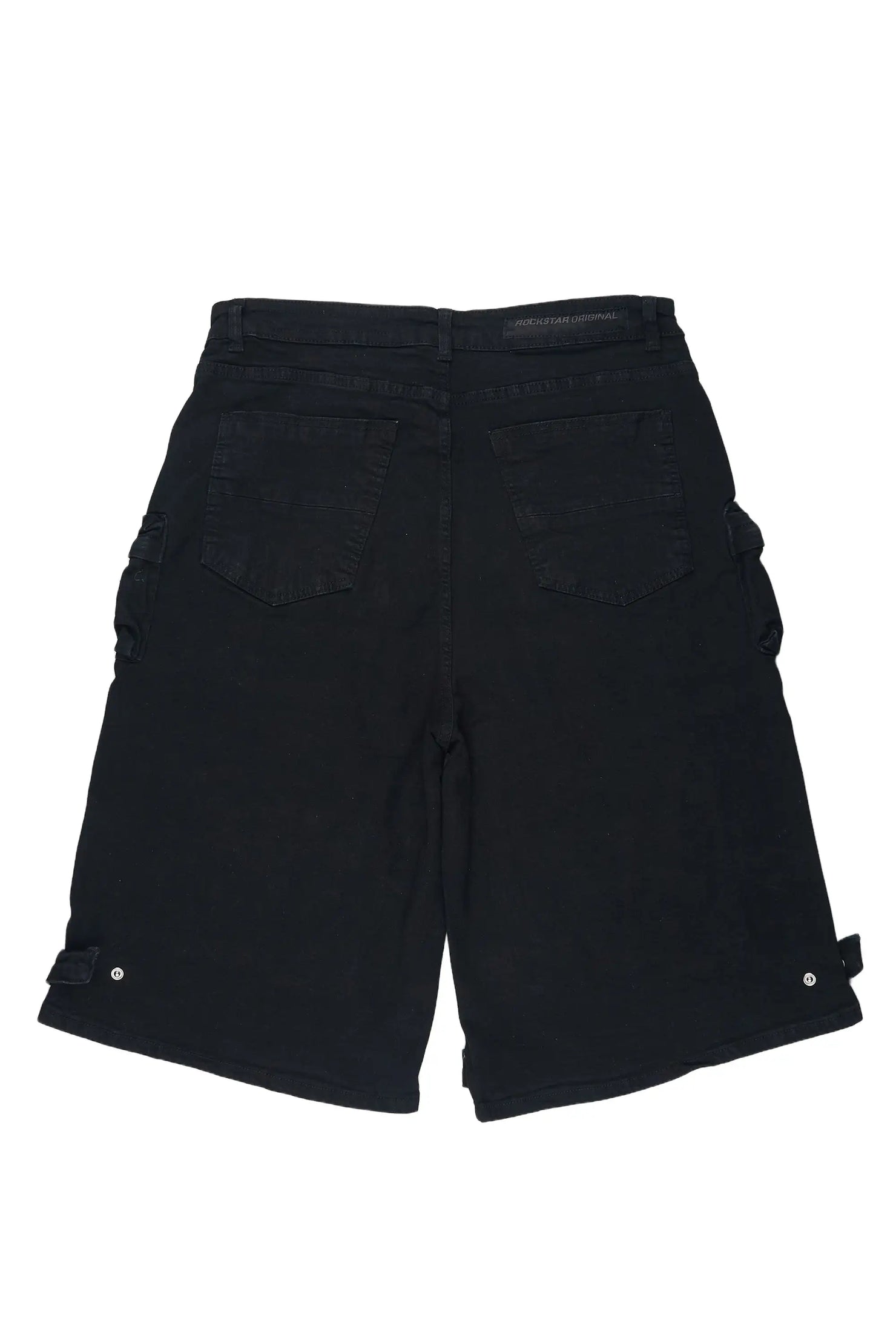 Mahesh Black Denim Short