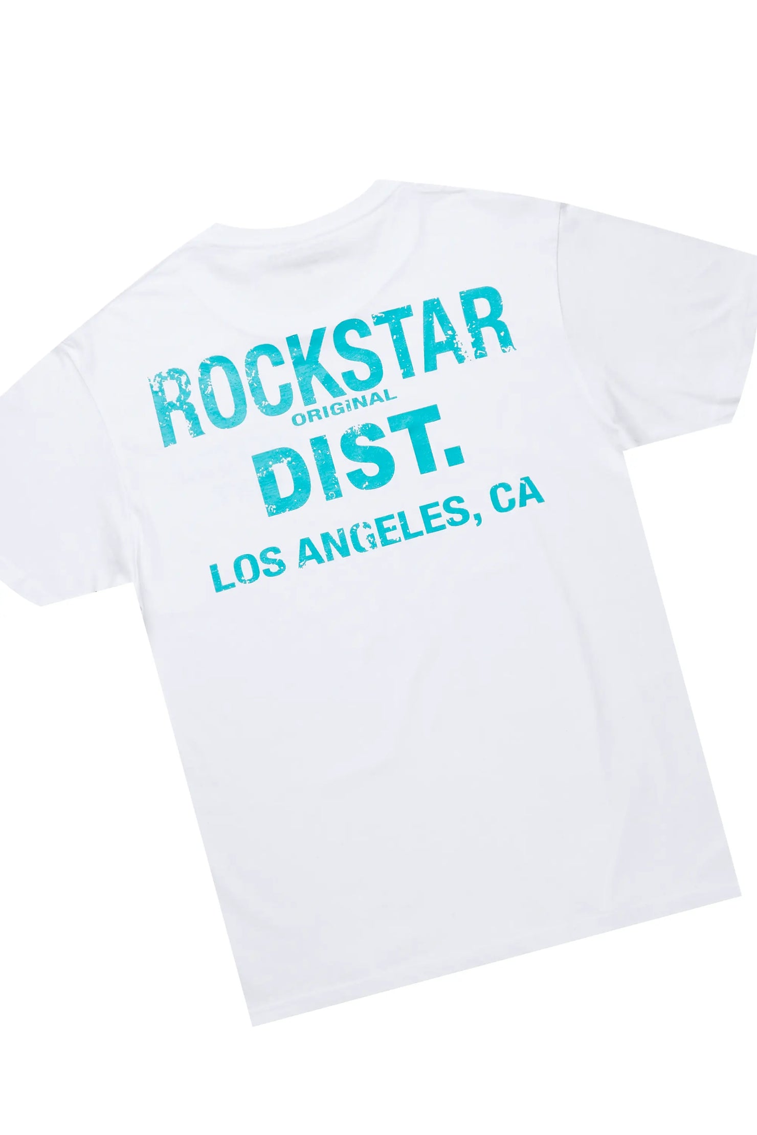 Lake White/Aqua T-Shirt/Tapestry Short Set