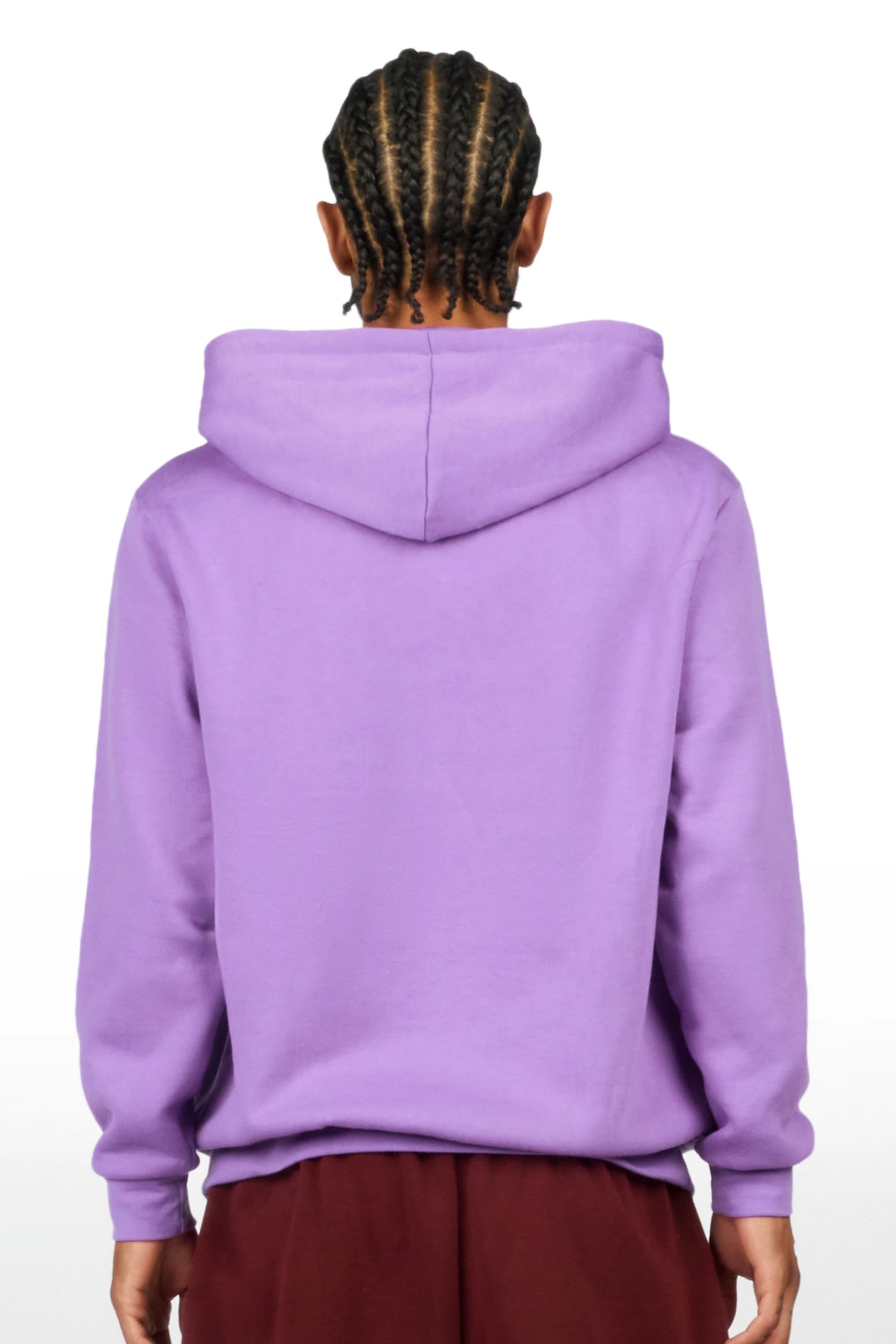 Kaden Purple Graphic Hoodie