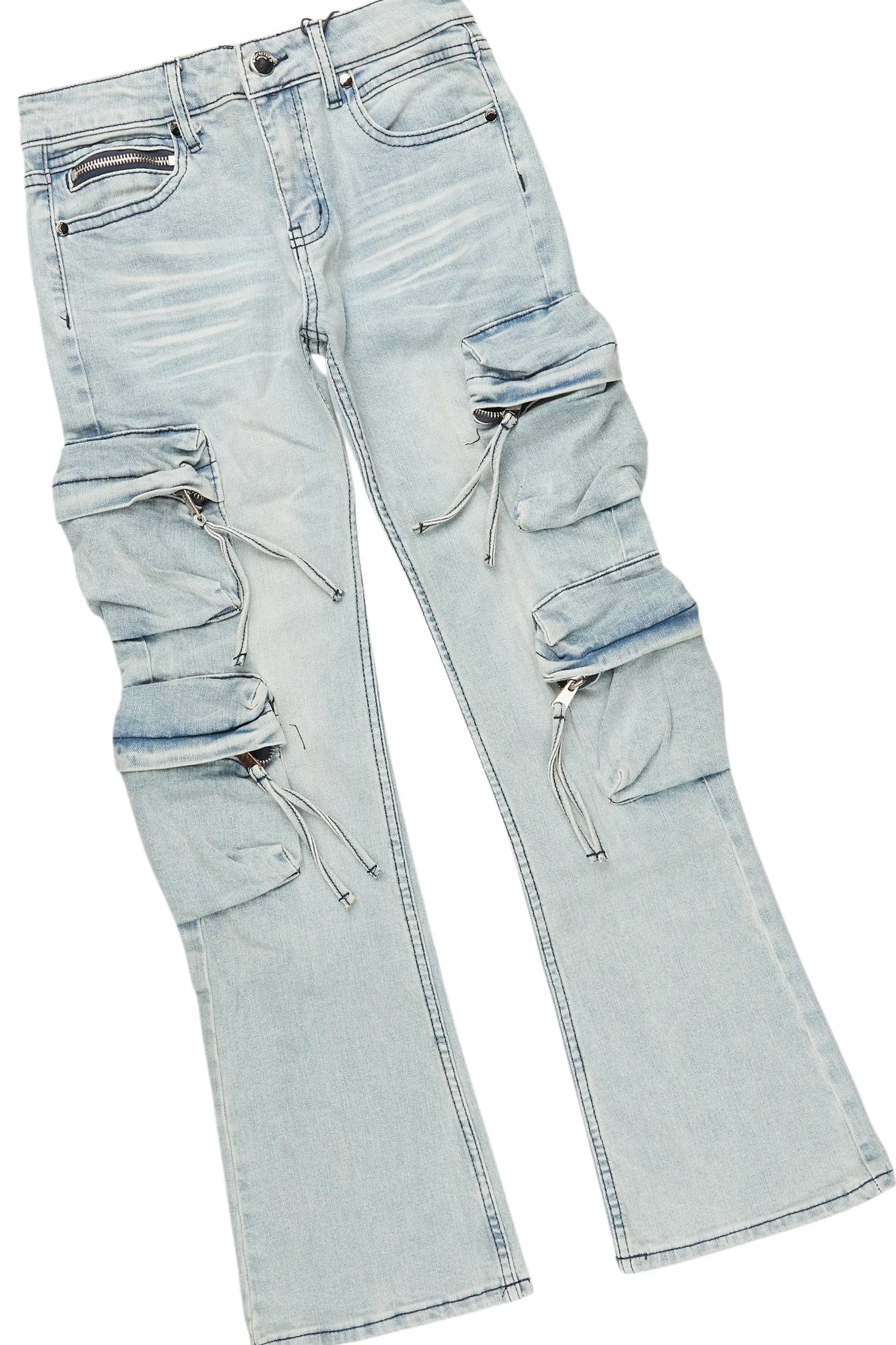 Boys Alarie Vintage Navy Hoodie/Slim Fit Jean Set