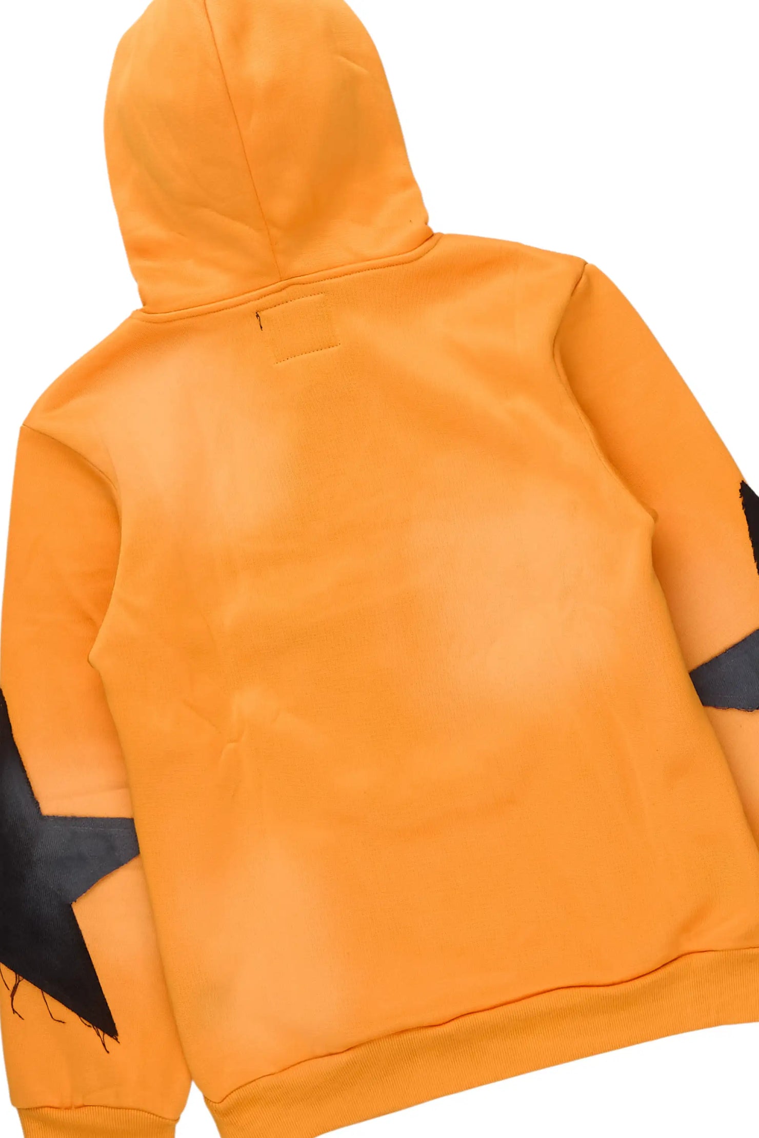 Boys States 2.0 Orange/Black Stacked Hoodie Track Set