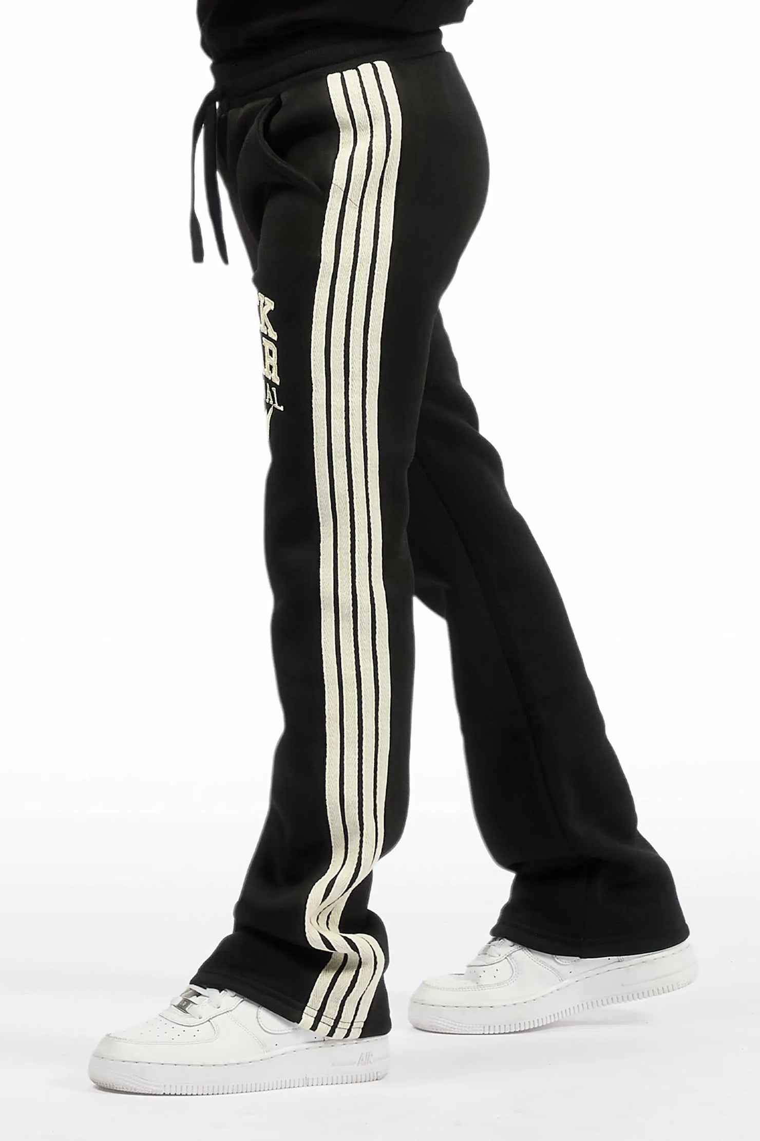 Girls Gerrit  Black  Baggy Stacked Flare Pants