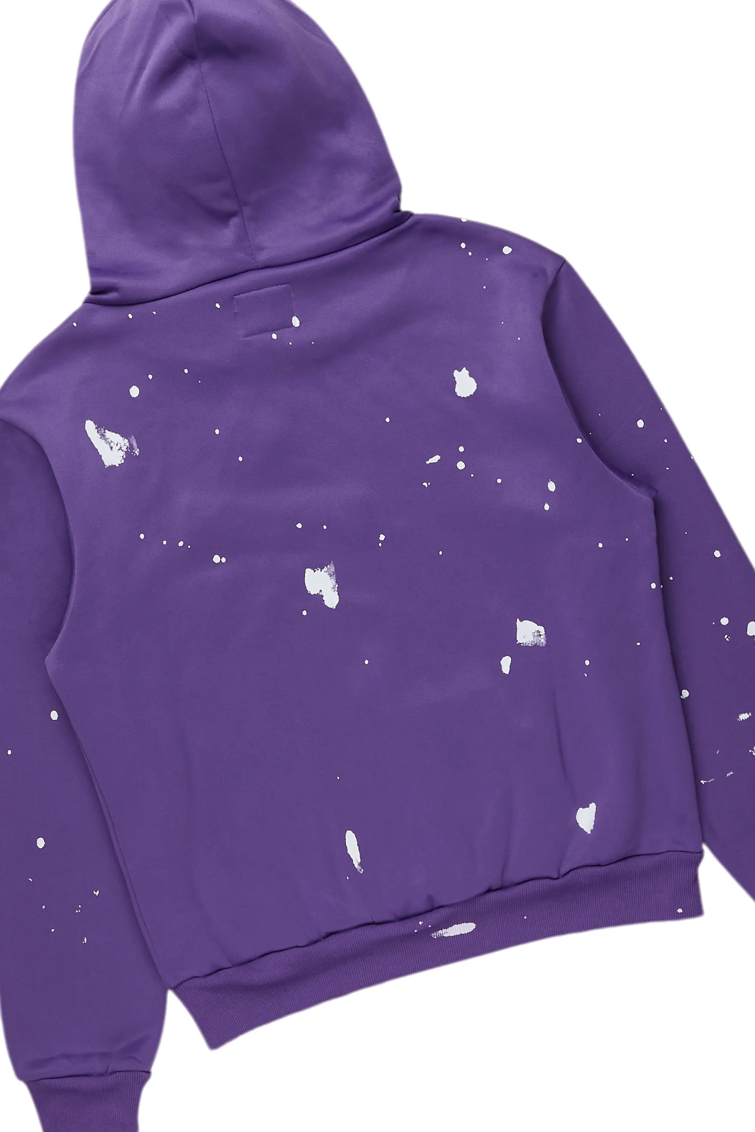 Rachael Purple Hoodie/Stacked Flare Jean Set