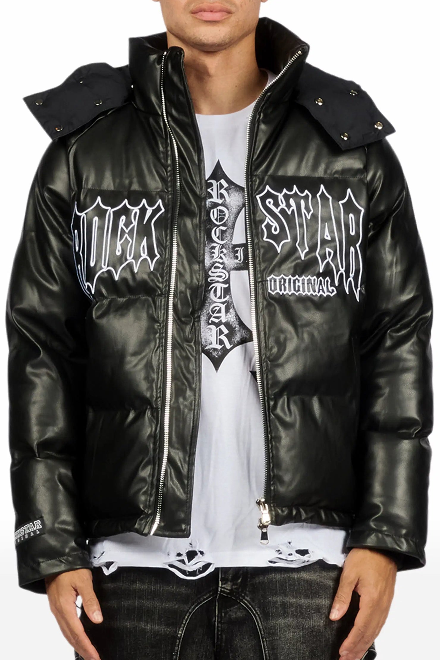 Ravi Black Puffer Jacket