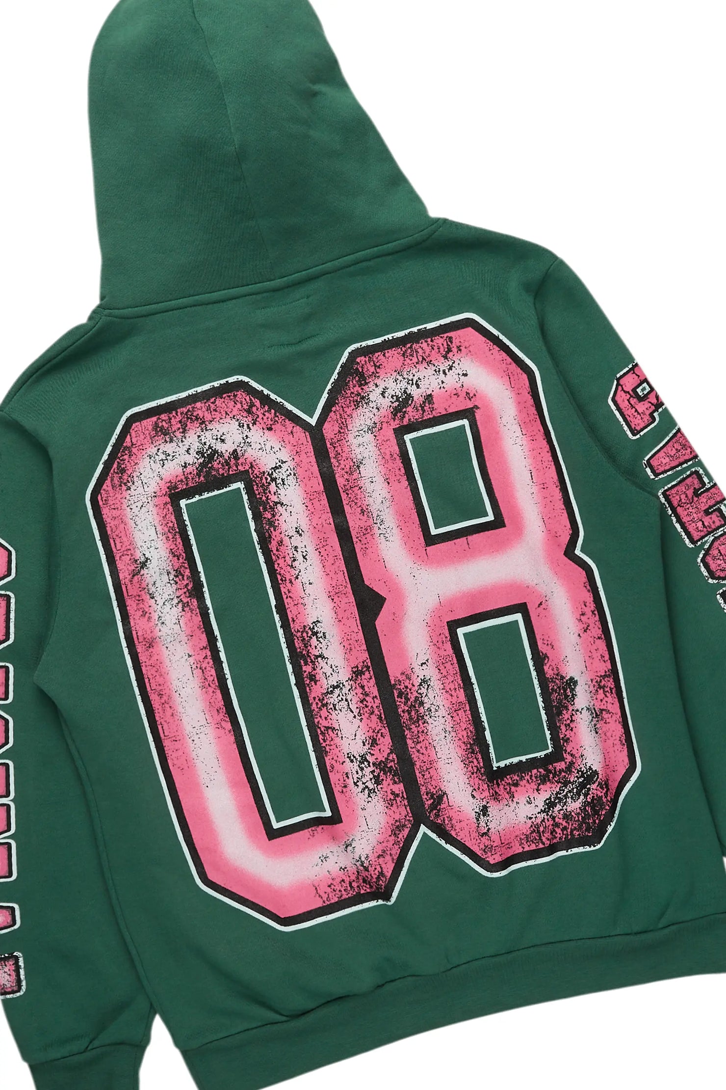 Fields Green Baggy Hoodie Track Set