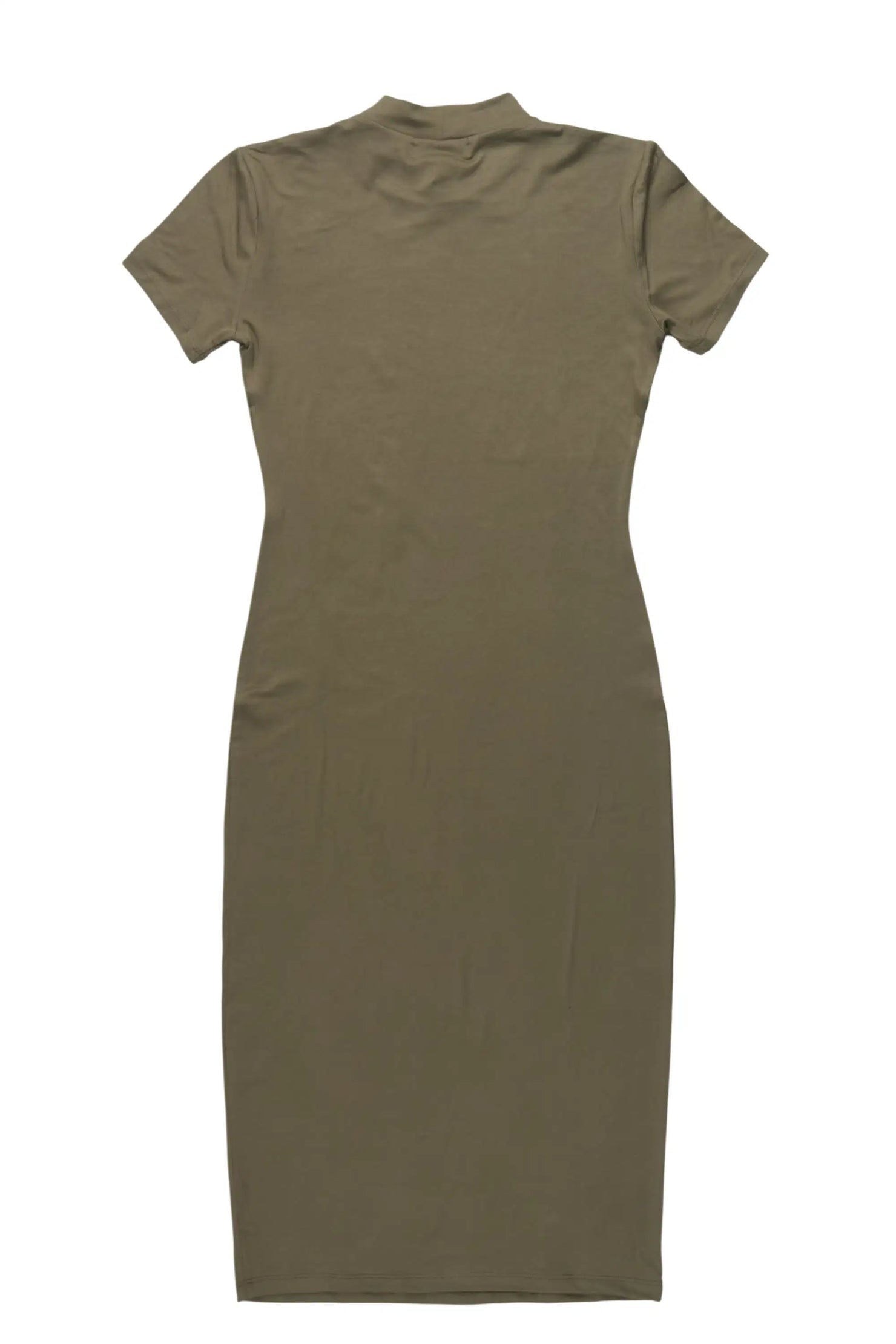 Lacreya Olive Short Sleeve Midi Dress
