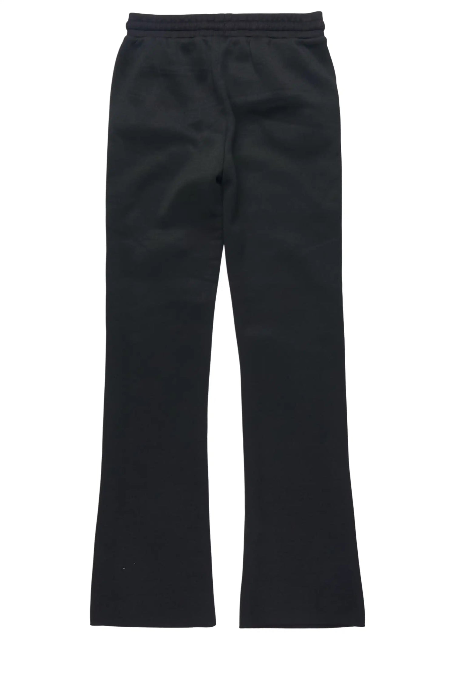 Girls Nikkia Black Pearl Stacked Track Pant