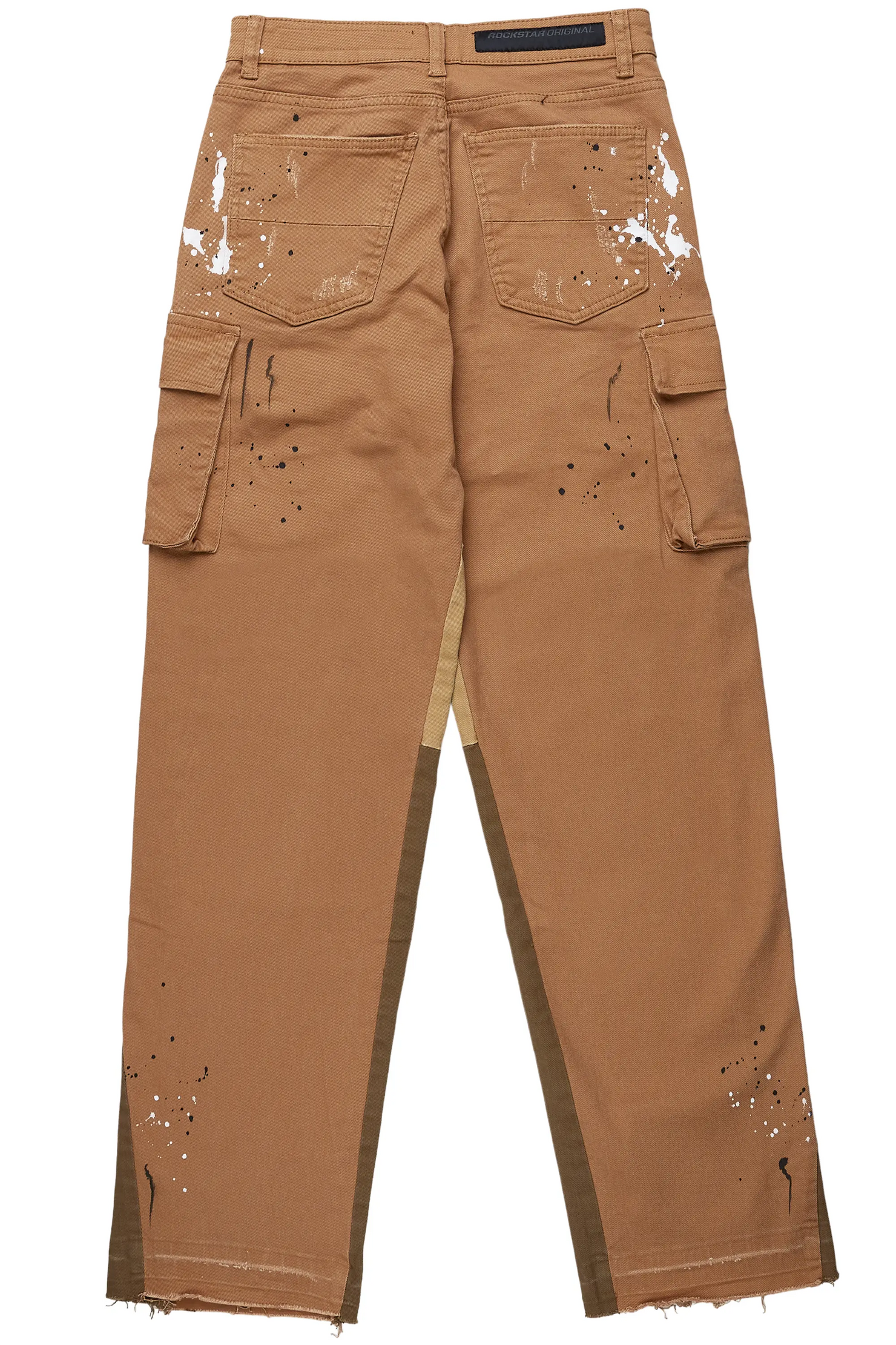 Dubaku Beige Baggy Fit Jean