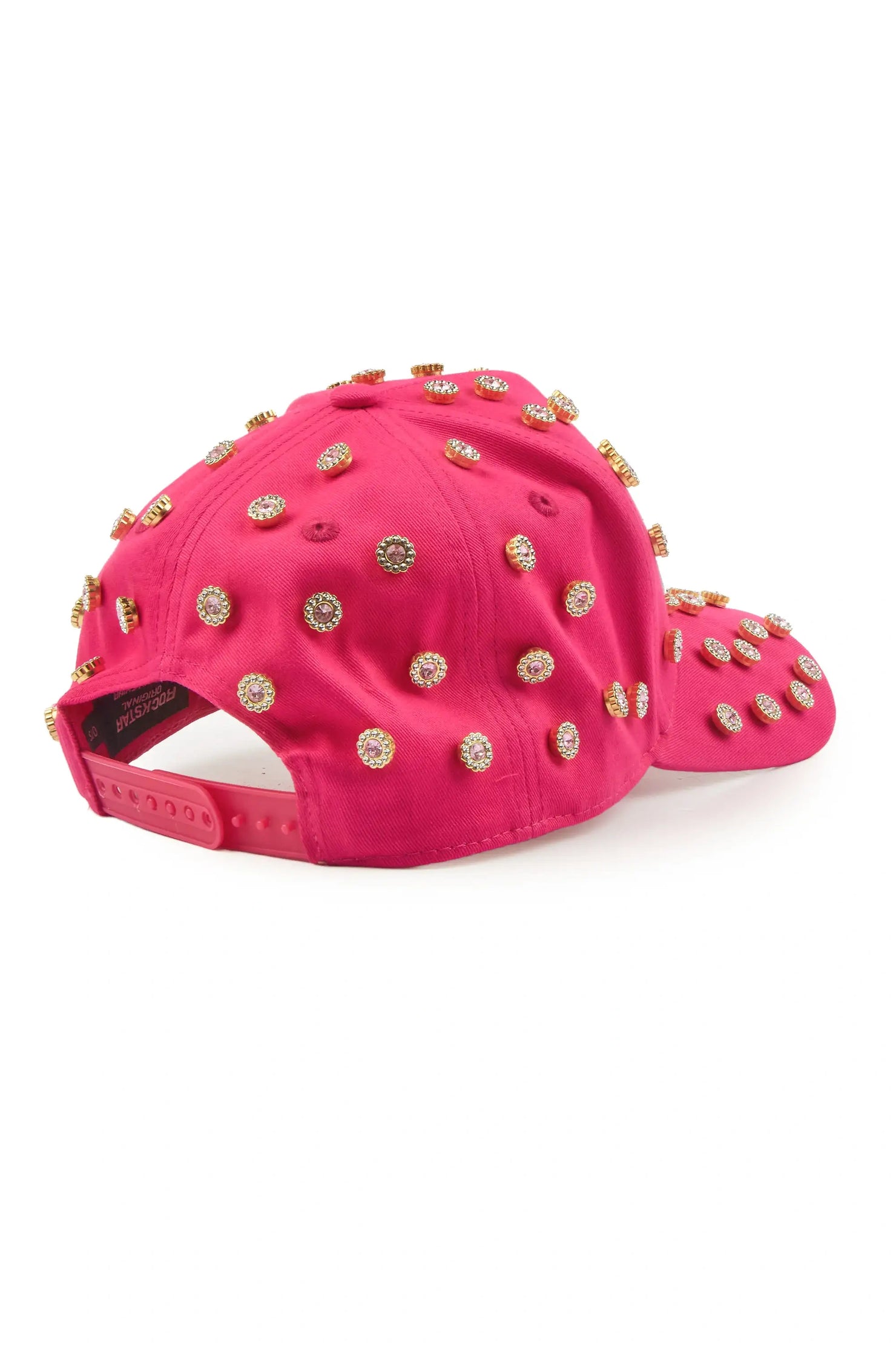 Shalawna Hot Pink Rhinestone Trucker Hat