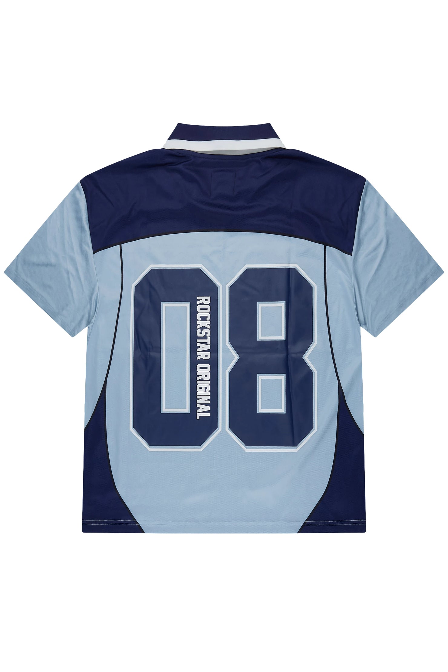 Roche Light Blue World Soccer Inspired Graphic Jersey