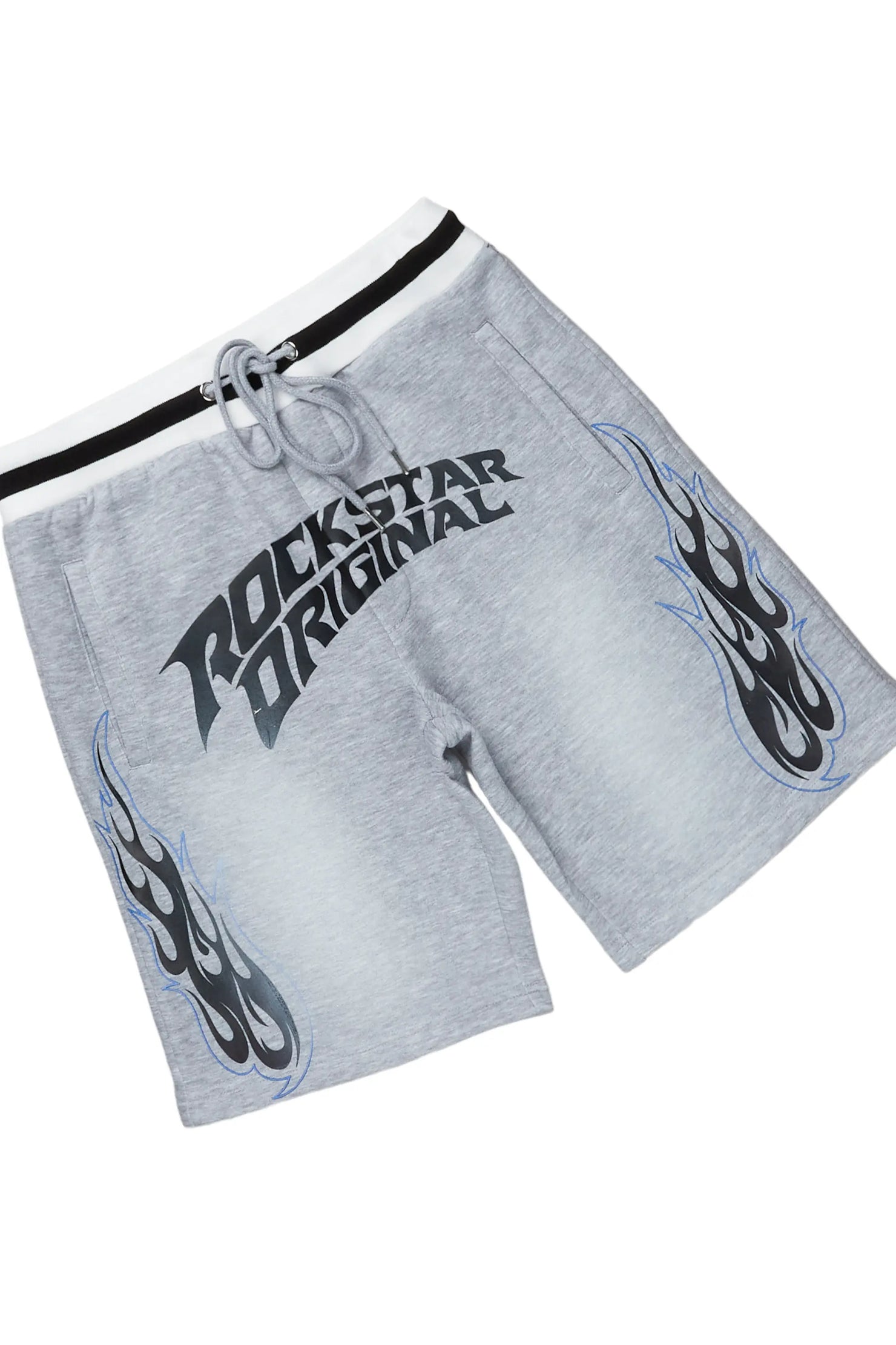 Wavy Devil Black/Grey T-Shirt Short Set