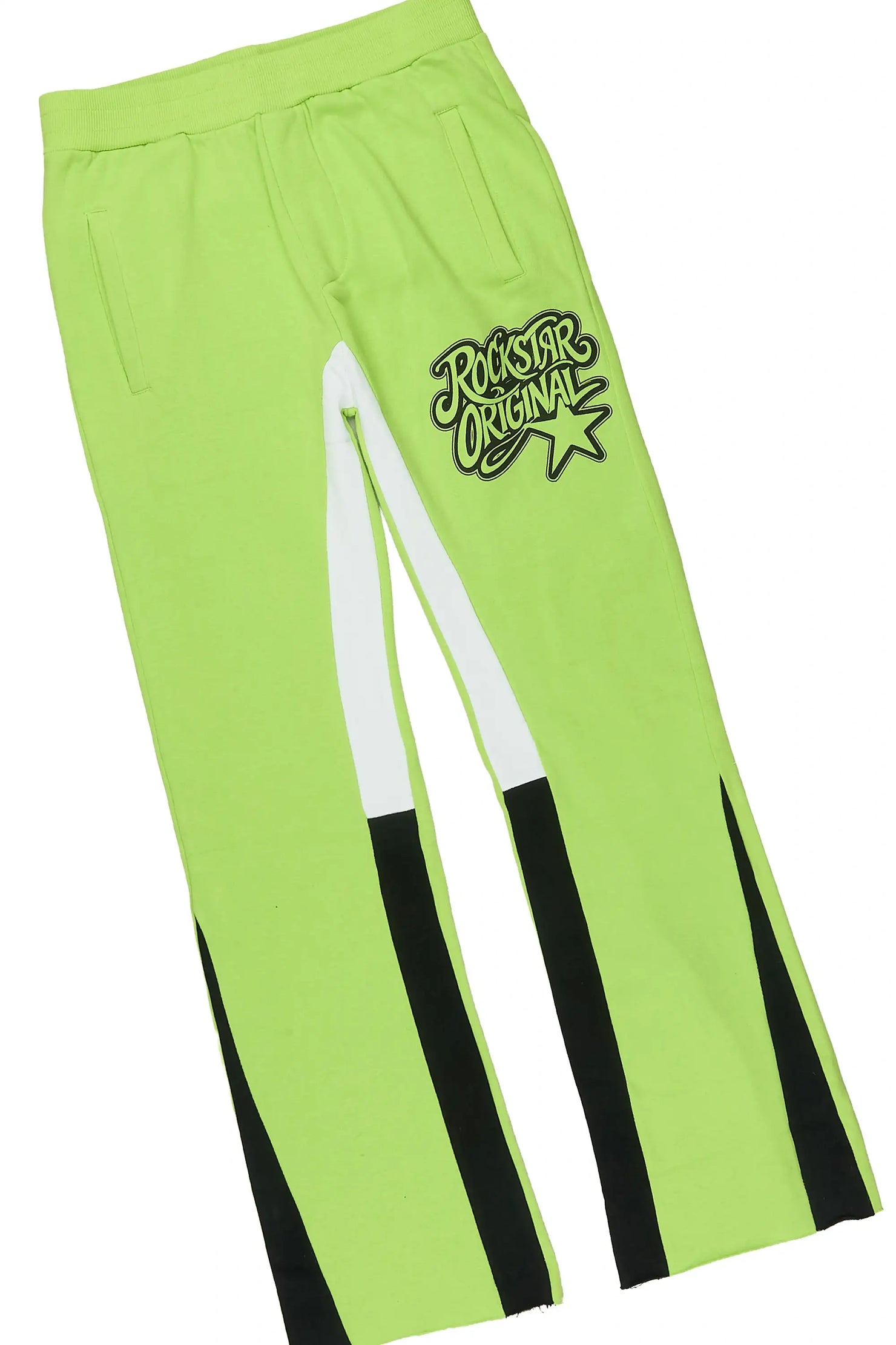 Boys Zayden Neon Yellow Hoodie Track Set