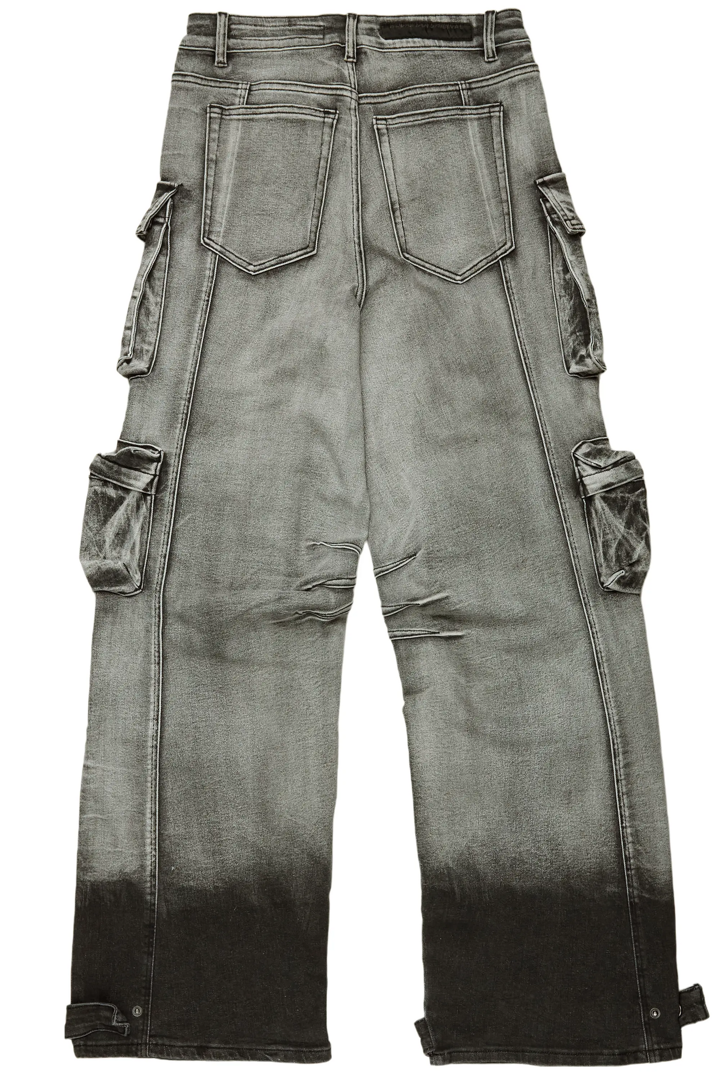 Mahesh Grey Baggy Cargo Jean