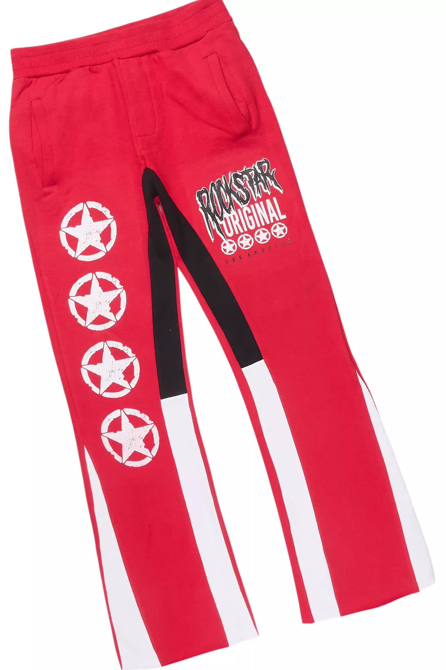 Boys Wizzurd Red/Black Stacked Track Set