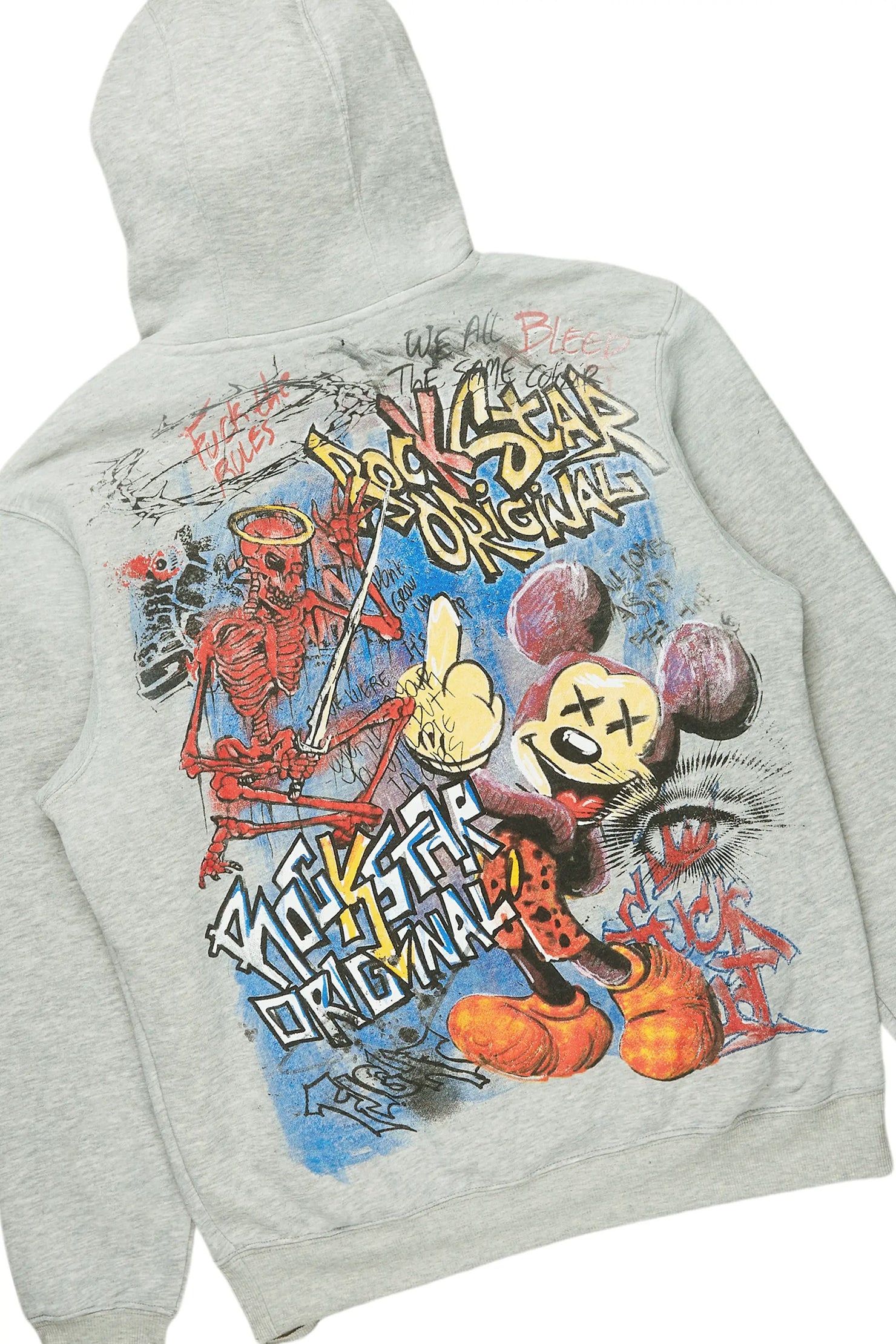 Yooz Grey/Blue Hoodie/Baggy Fit Jean Bundle