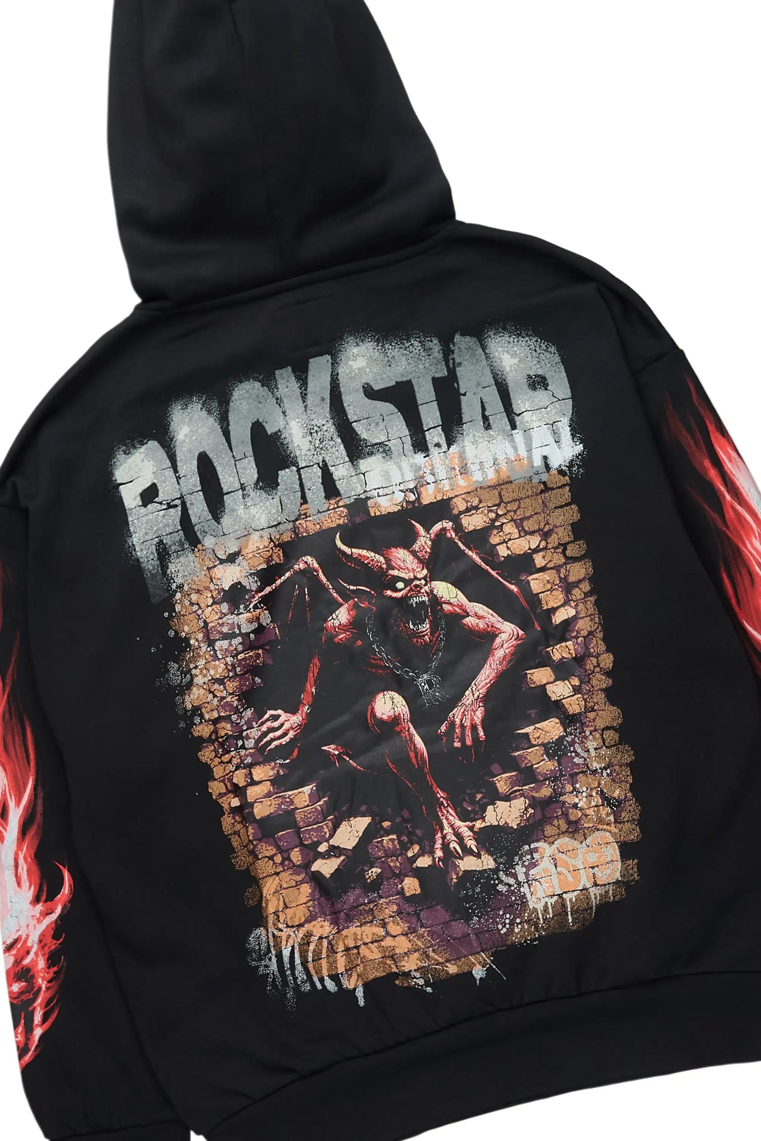 Azyrx Black Hoodie/Baggy Pant Track Set