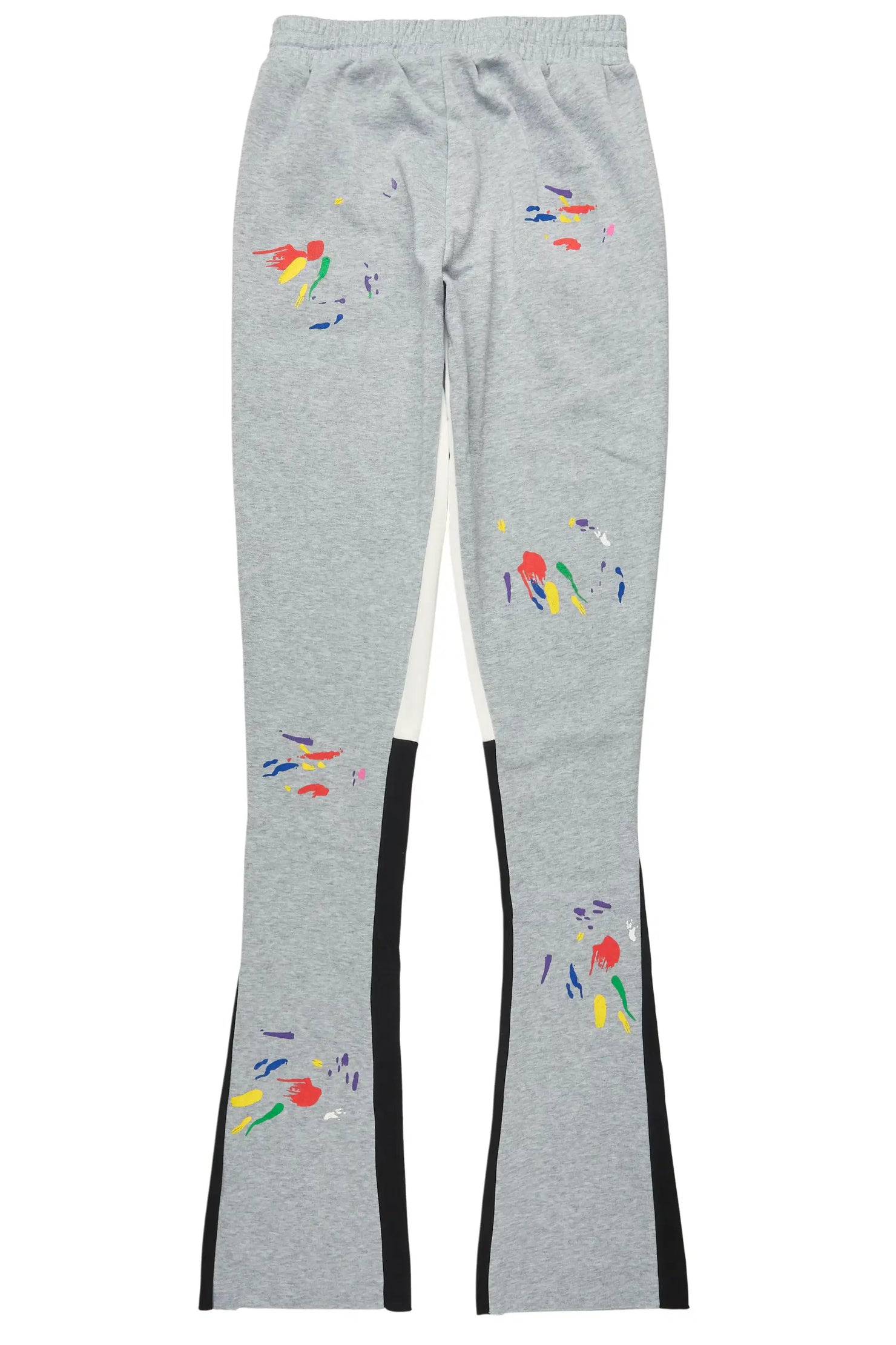 Karenthia 2.0 Heather Grey Stacked Track Pant