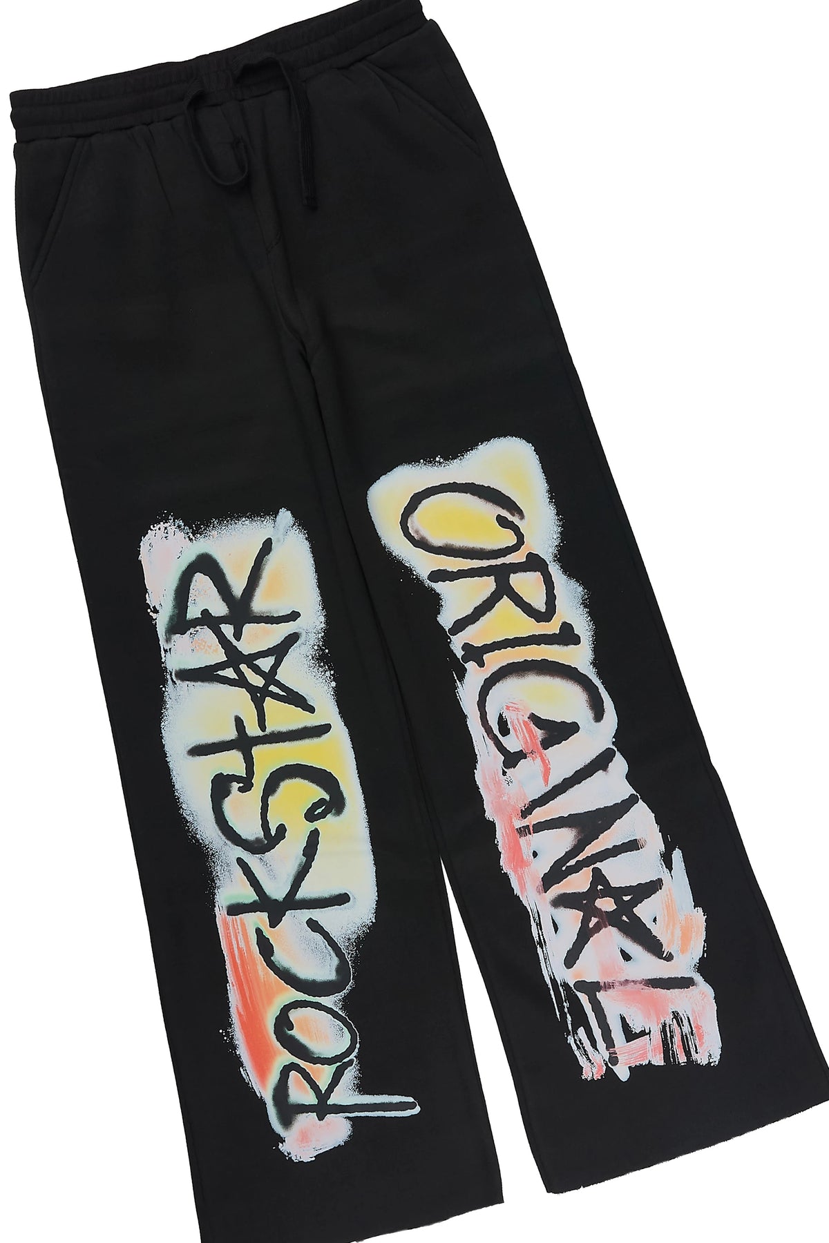 Boys Soweto White/Black Long Sleeve Graphic T-Shirt Track Set