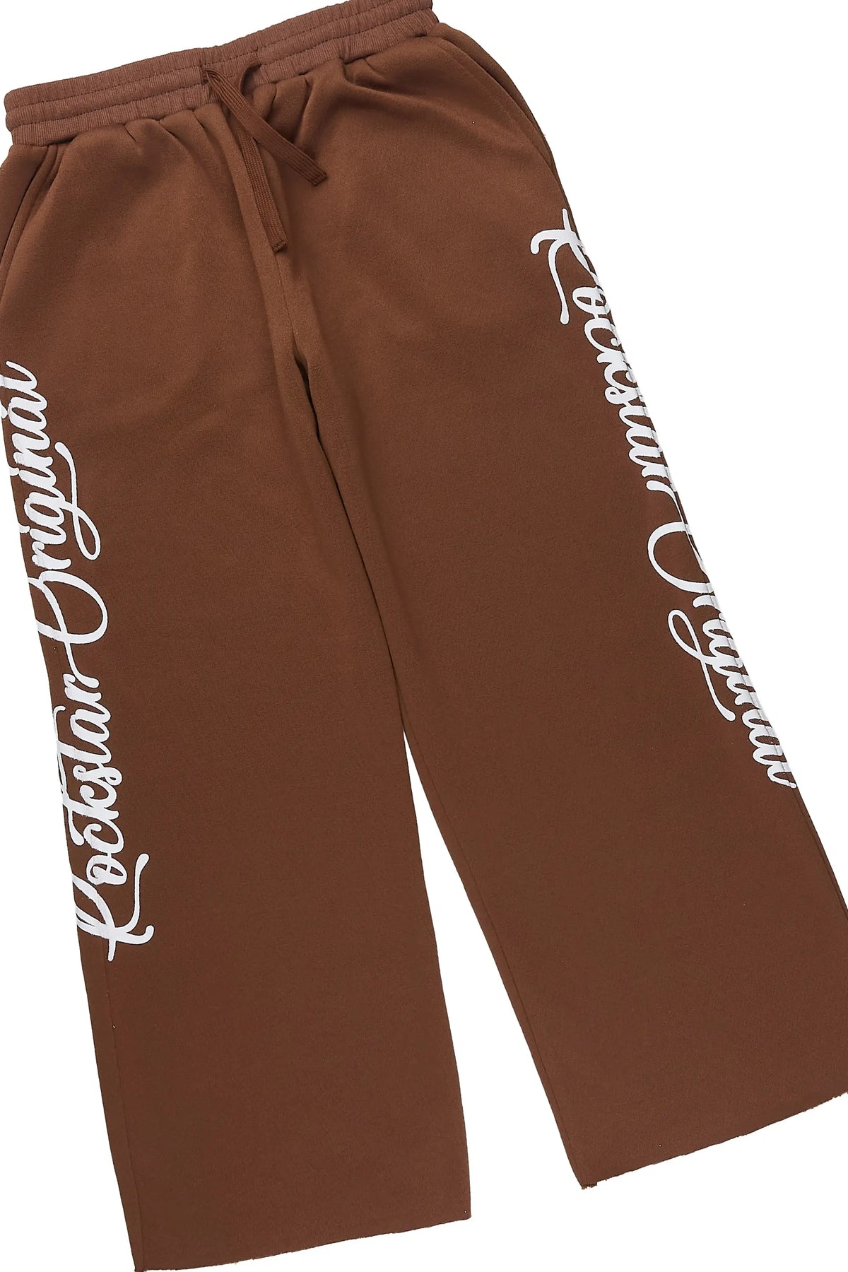 Boys Hanif Chocolate Zip Up Hoodie Relaxed Pant Track Set
